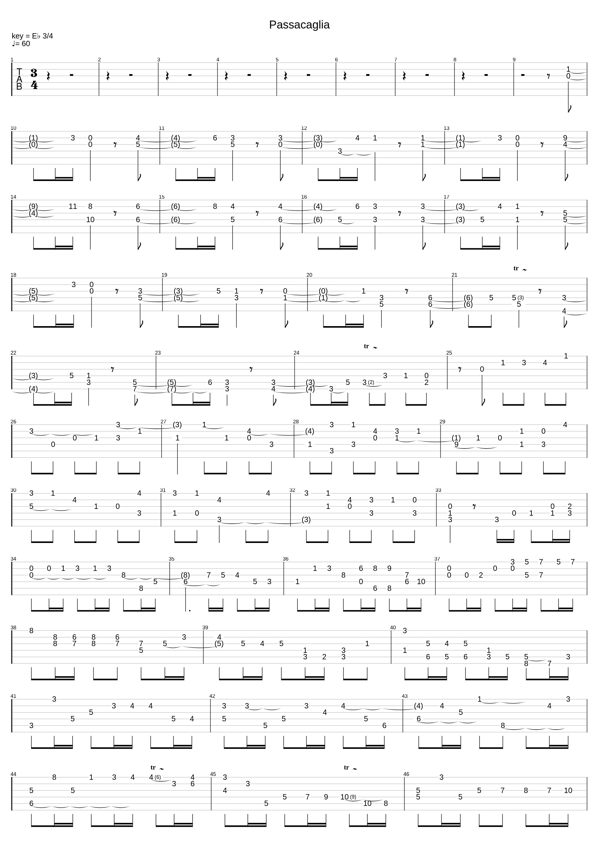 bwv 582, Passacaglia & Fugue_Bach_1