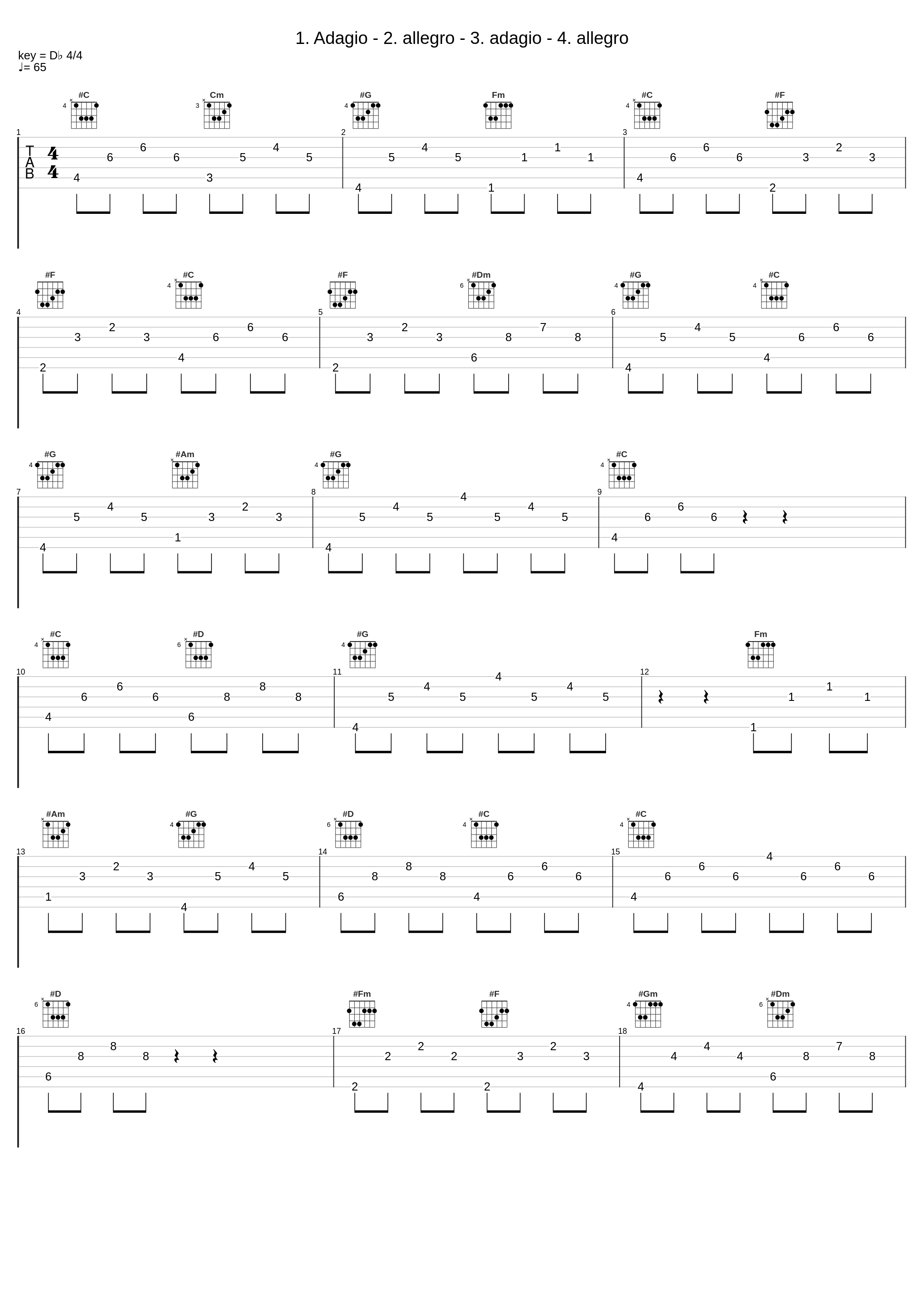 1. Adagio - 2. allegro - 3. adagio - 4. allegro_George Friedrich Handel_1