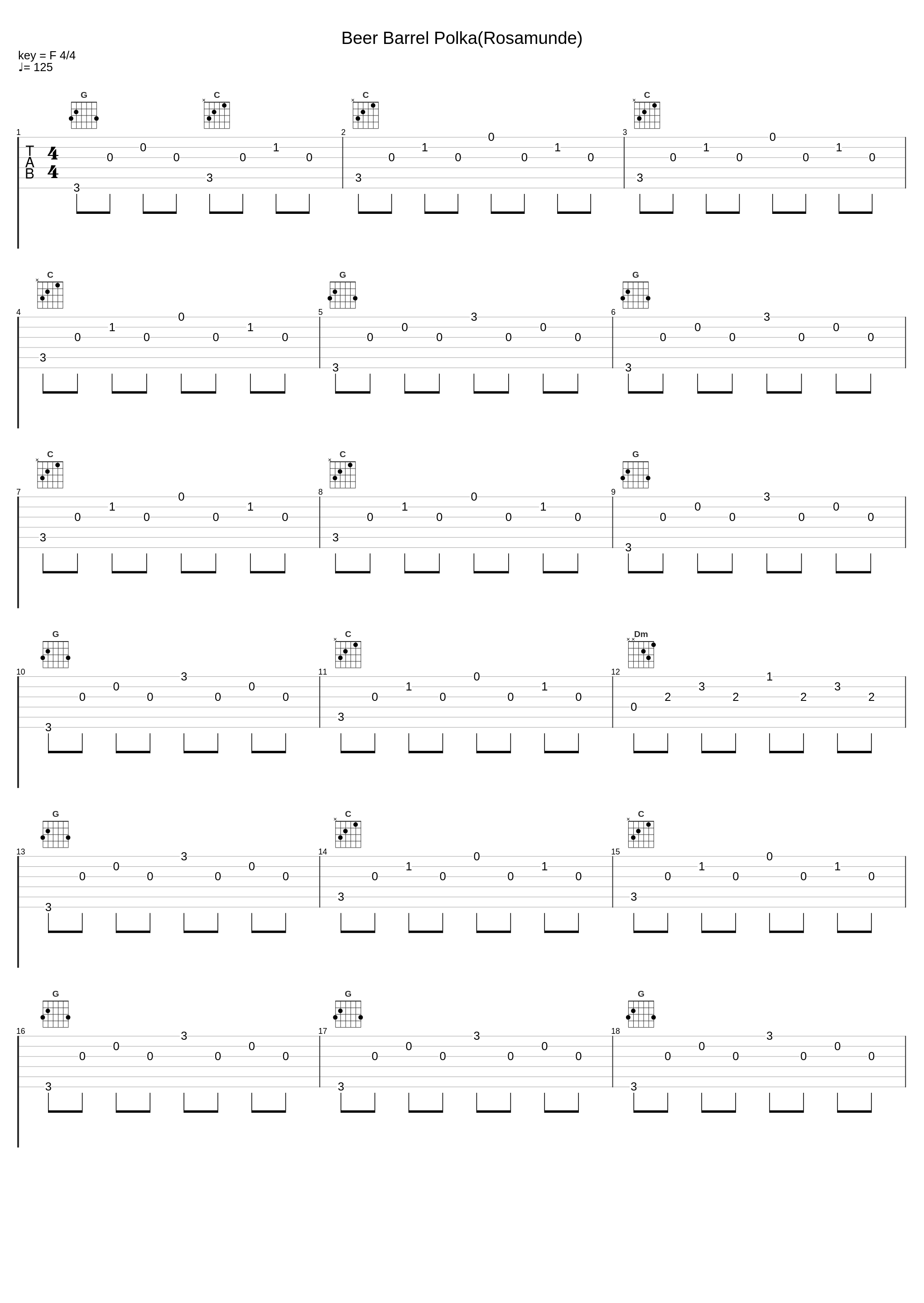 Beer Barrel Polka(Rosamunde)_Dennie Christian_1