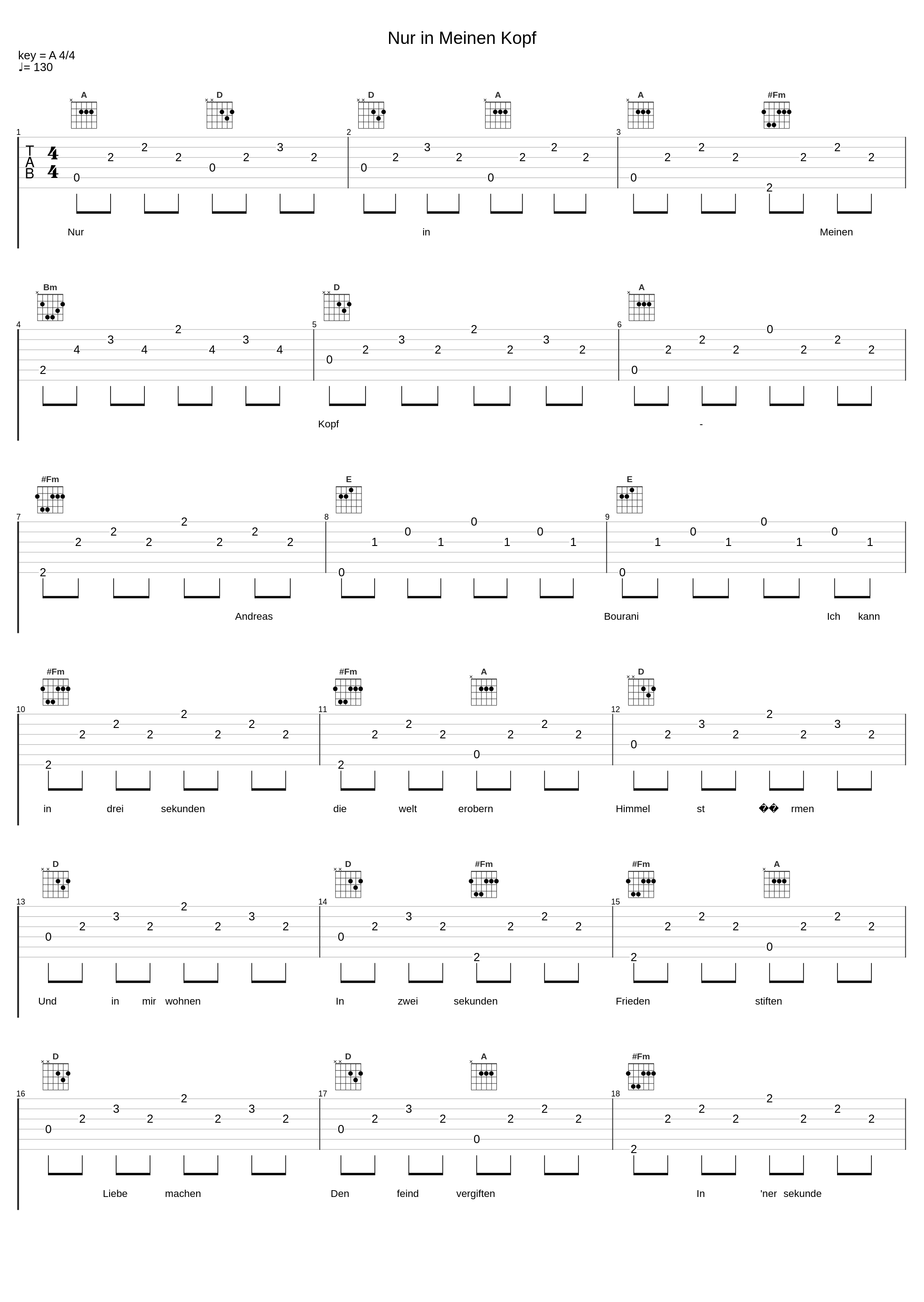 Nur in Meinen Kopf_Andreas Bourani_1