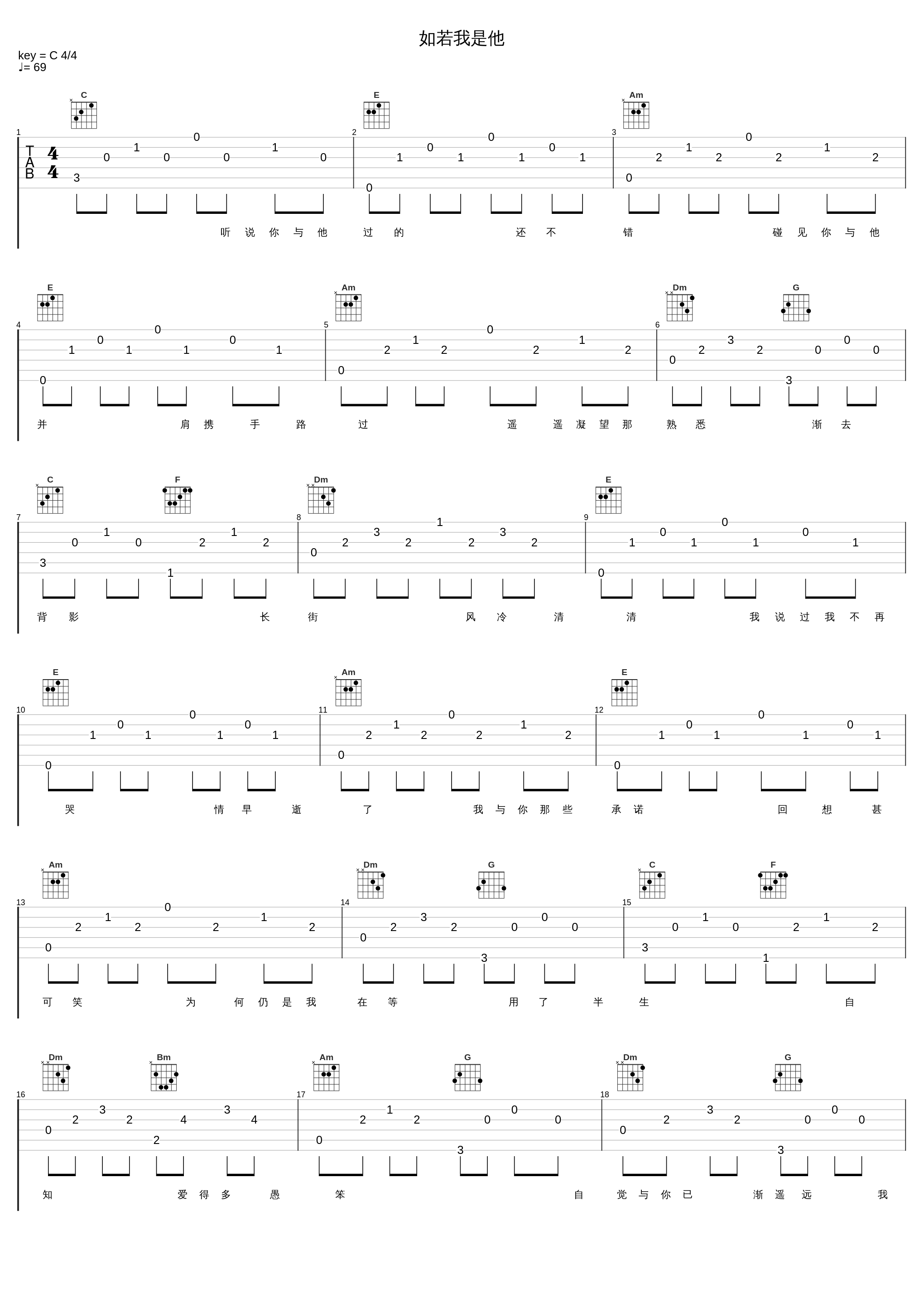 如若我是他_张信哲_1