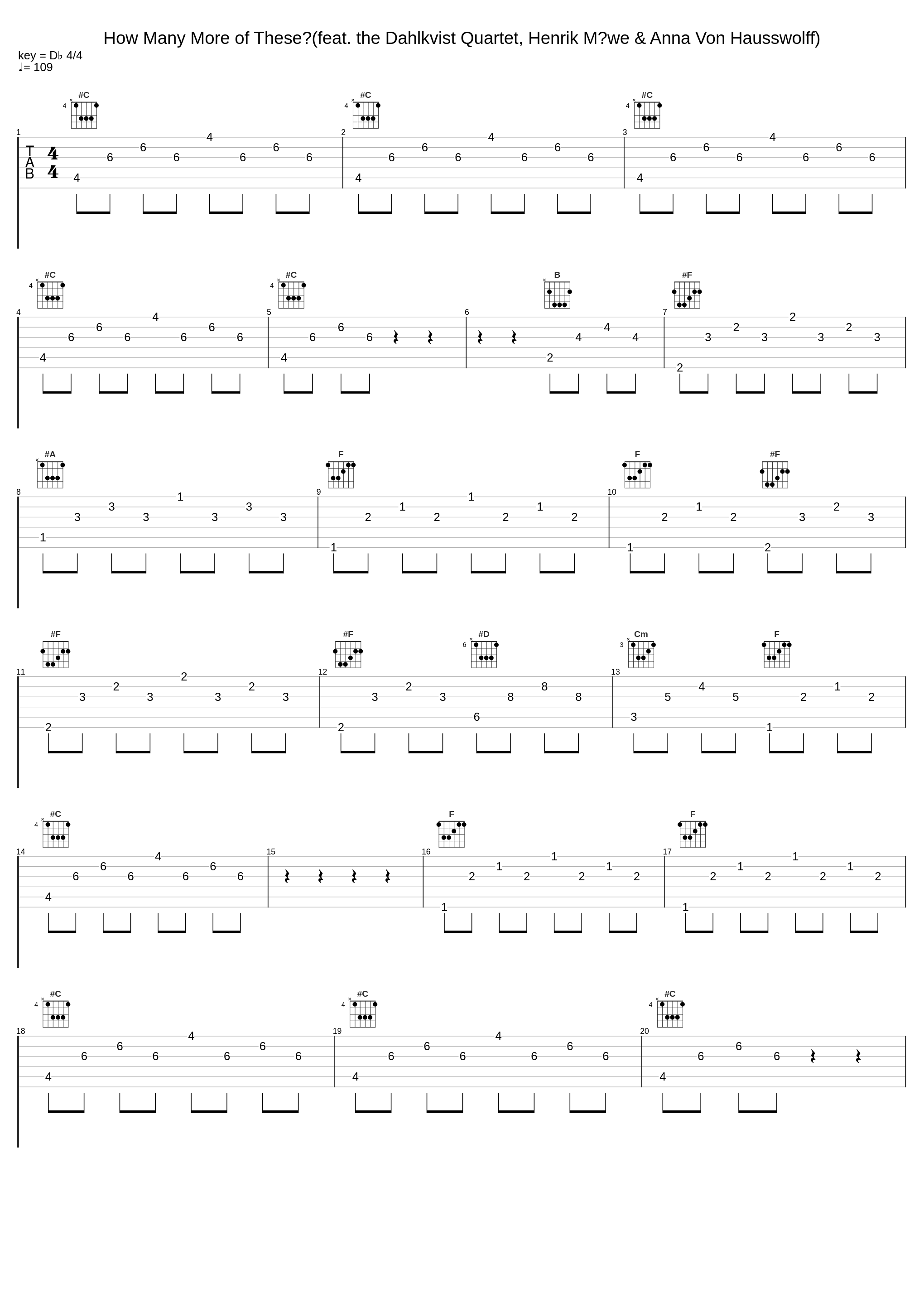 How Many More of These?(feat. the Dahlkvist Quartet, Henrik Måwe & Anna Von Hausswolff)_Mikael Karlsson,Anna von Hausswolff,The Dahlkvist Quartet,Henrik Måwe_1