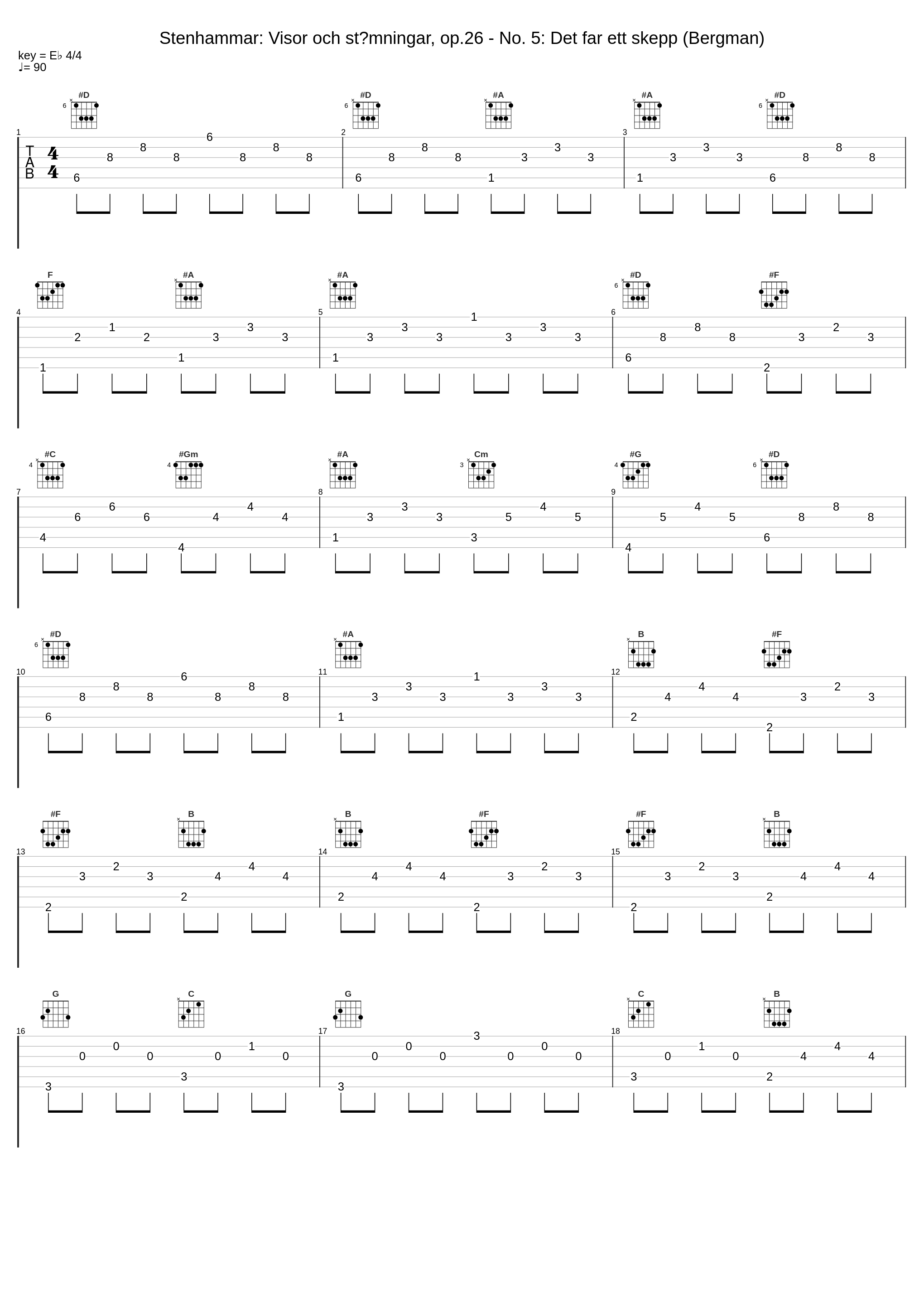 Stenhammar: Visor och stämningar, op.26 - No. 5: Det far ett skepp (Bergman)_Anne Sofie von Otter,Bengt Forsberg_1