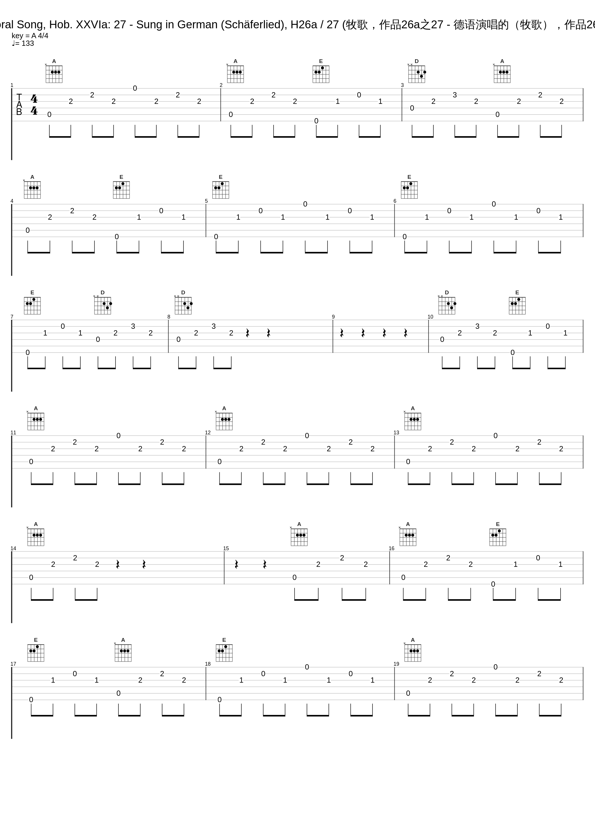 A Pastoral Song, Hob. XXVIa: 27 - Sung in German (Schäferlied), H26a / 27 (牧歌，作品26a之27 - 德语演唱的（牧歌），作品26a之27)_Anne Sofie von Otter,Melvyn Tan_1