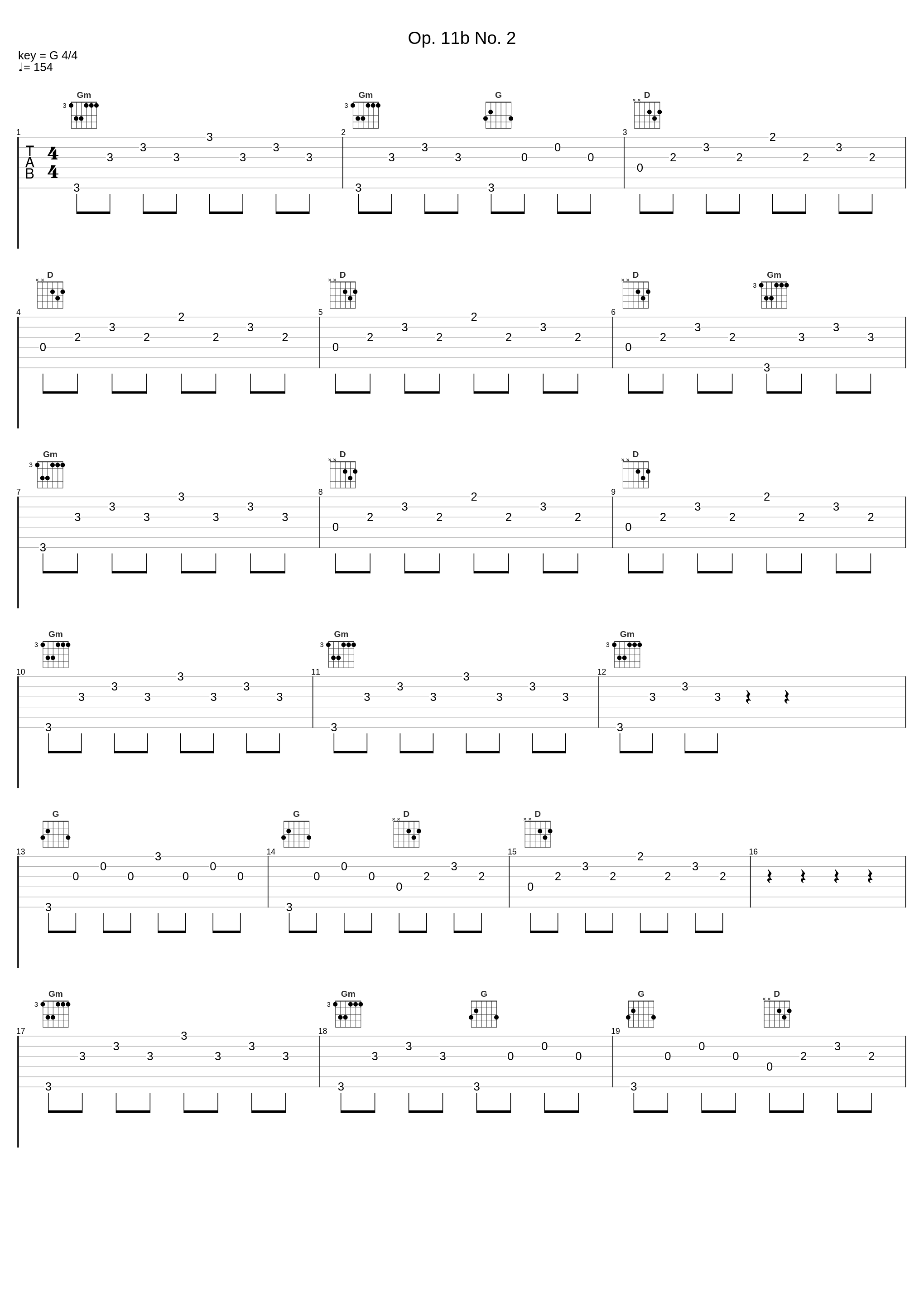 Op. 11b No. 2_Lawrence Johnson,Fernando Sor_1