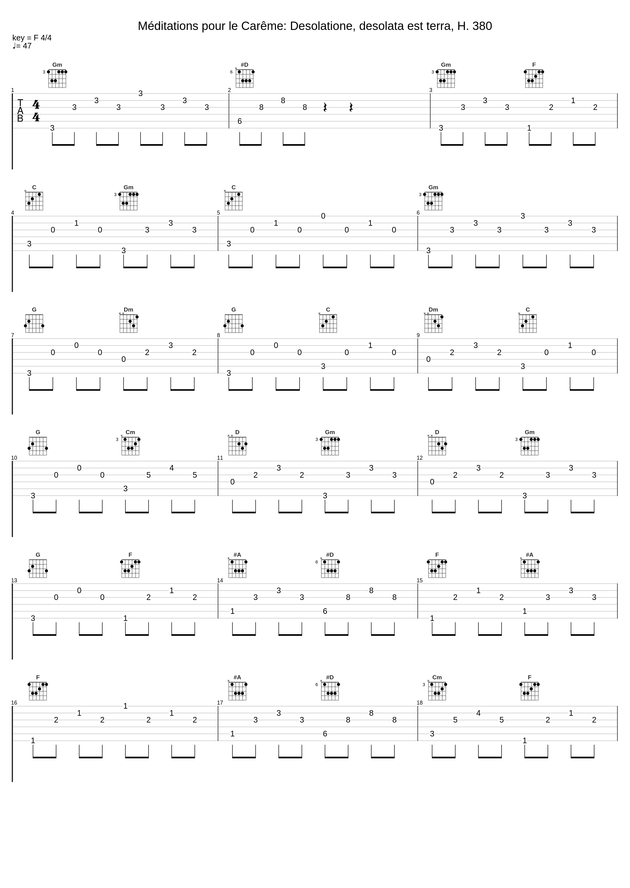 Méditations pour le Carême: Desolatione, desolata est terra, H. 380_Ensemble Pierre Robert,Frederic Desenclos,Marc-Antoine Charpentier,Anonymous_1