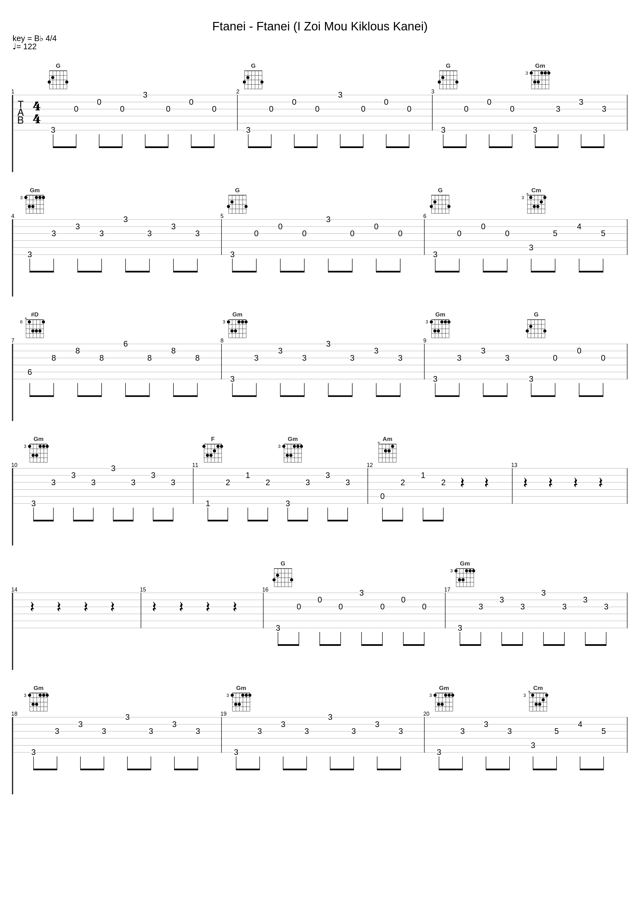 Ftanei - Ftanei (I Zoi Mou Kiklous Kanei)_Glykeria,Estoudiantina Neas Ionias,Andreas Katsigiannis,Ziad Rajab,Michalis Fakinos_1