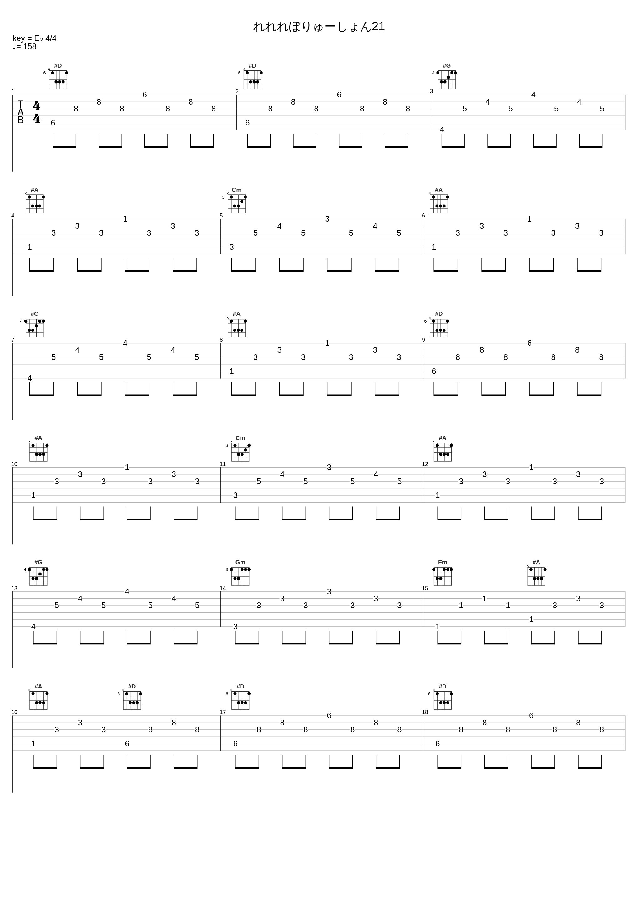 れれれぼりゅーしょん21_れれれP,镜音连_1