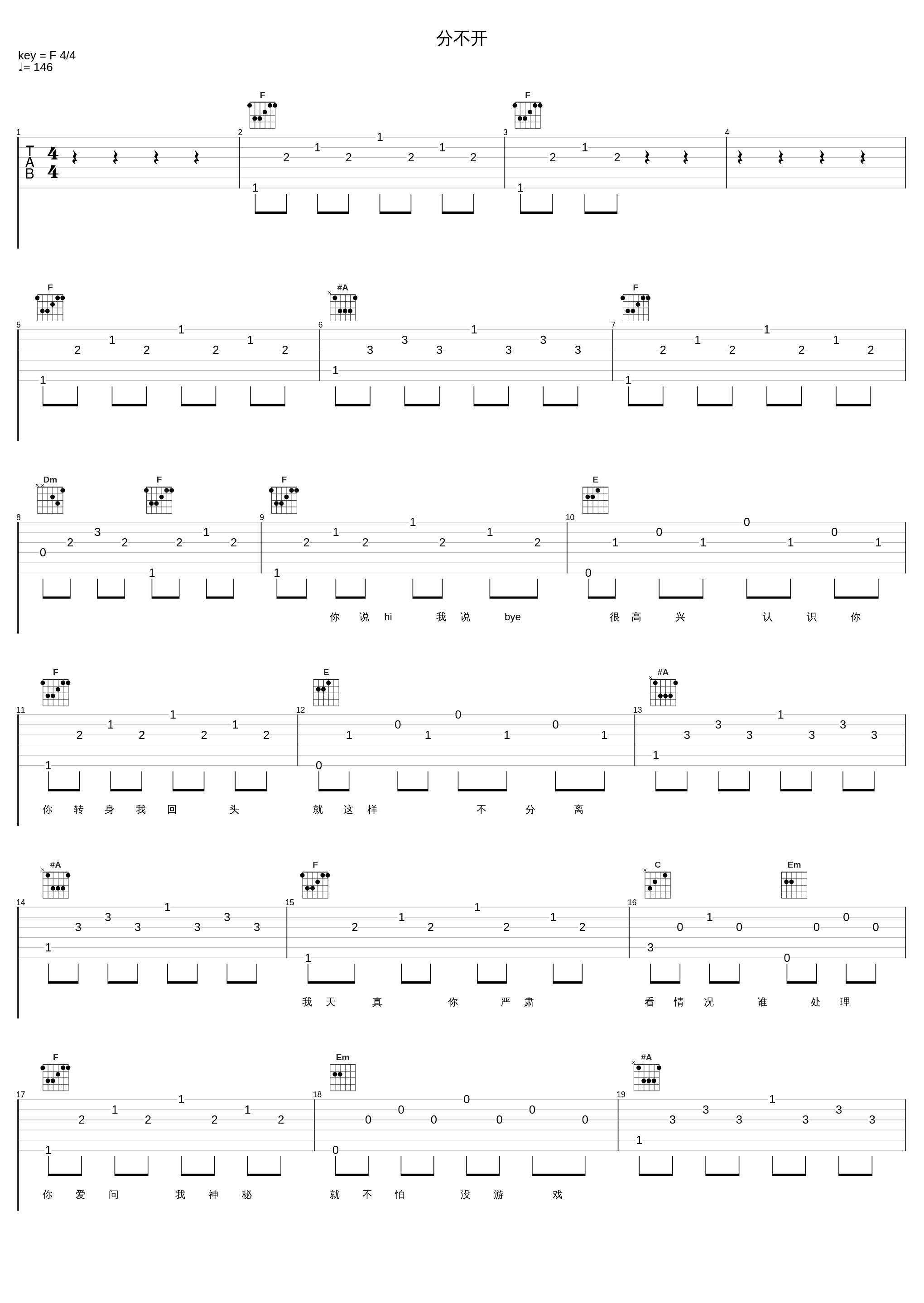 分不开_陈洁仪_1