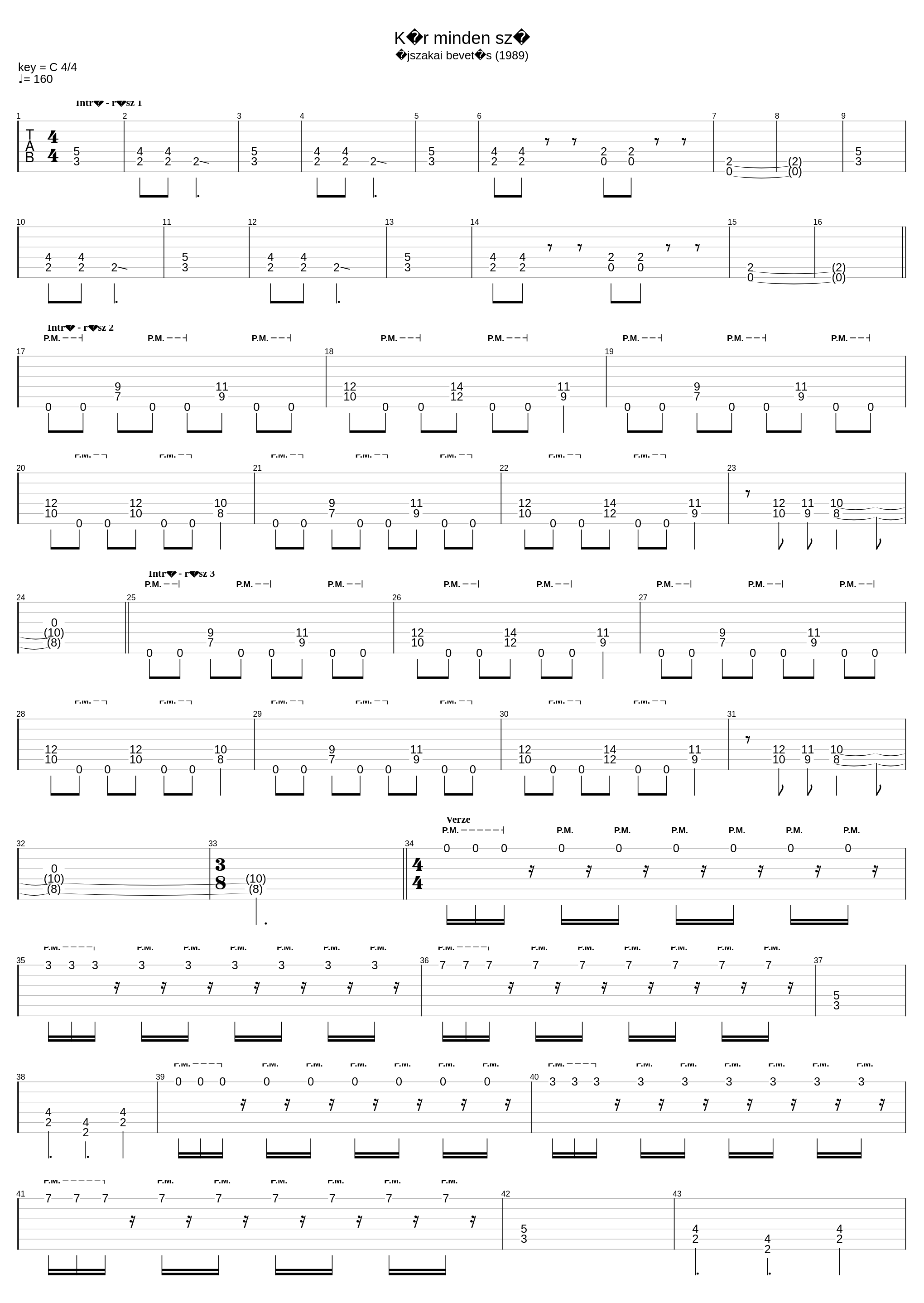 Kár Minden Szó (gitár)_Pokolgép_1