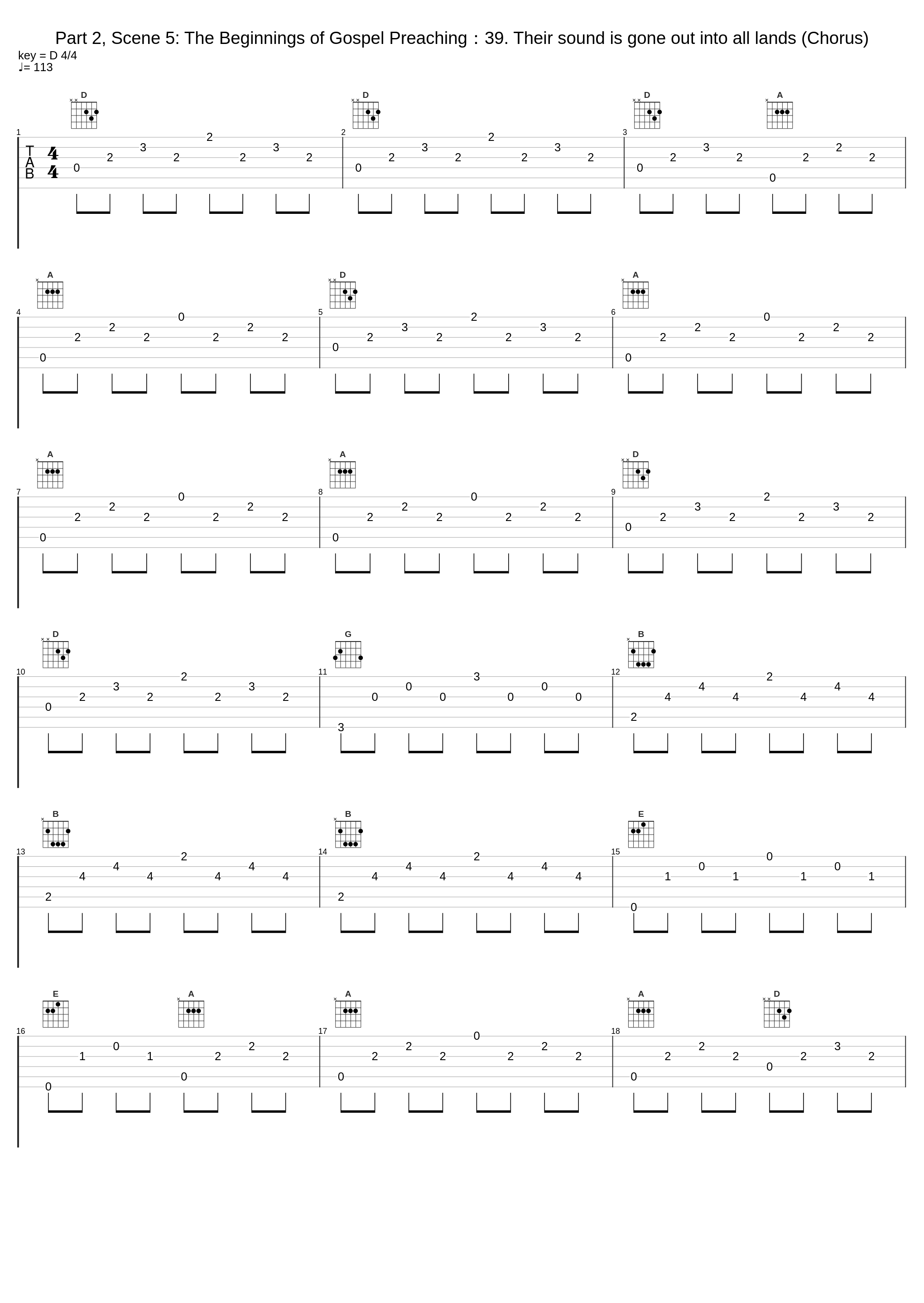 Part 2, Scene 5: The Beginnings of Gospel Preaching：39. Their sound is gone out into all lands (Chorus)_The Sixteen,George Friedrich Handel_1