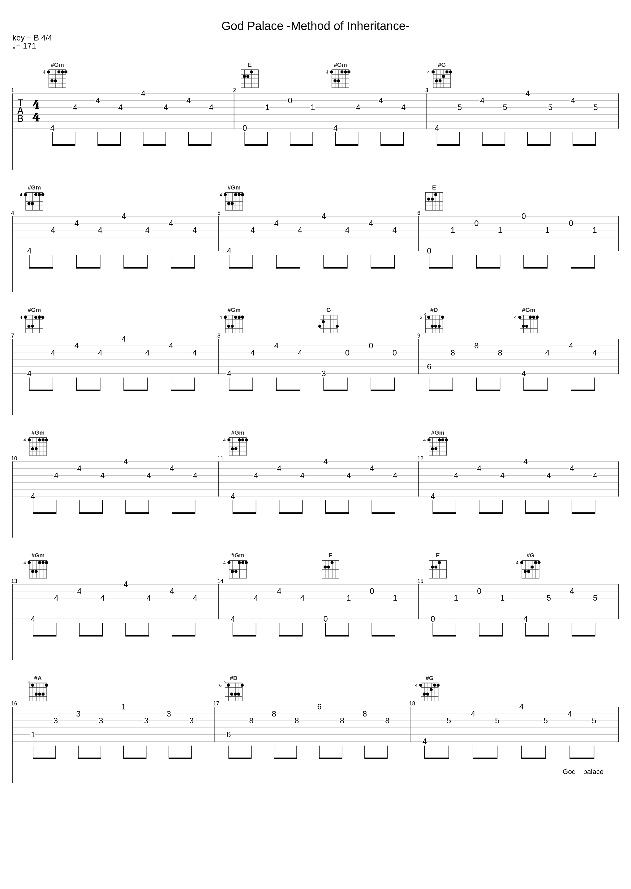 God Palace -Method of Inheritance-_Versailles_1