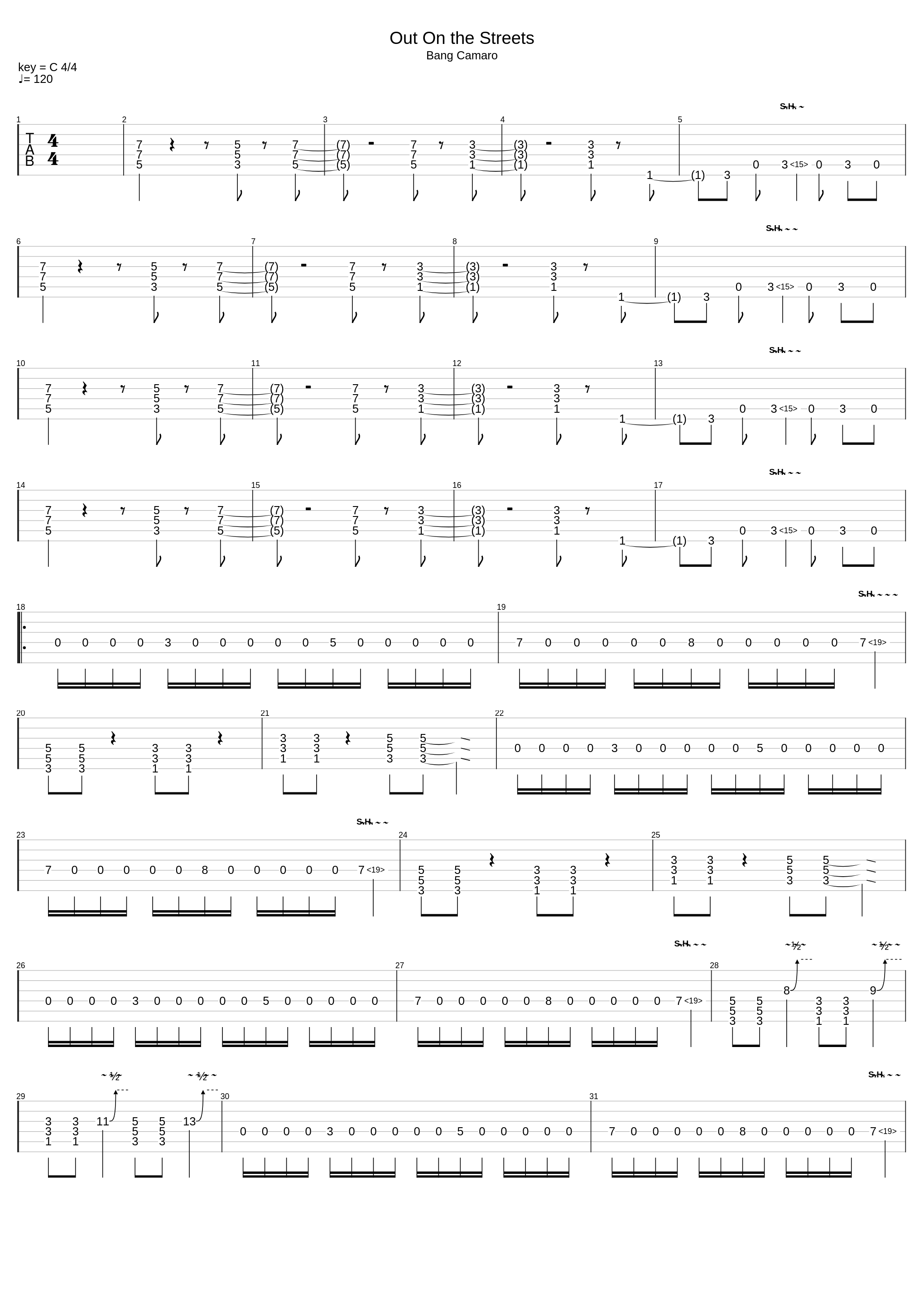 Out On The Streets_Bang Camaro_1