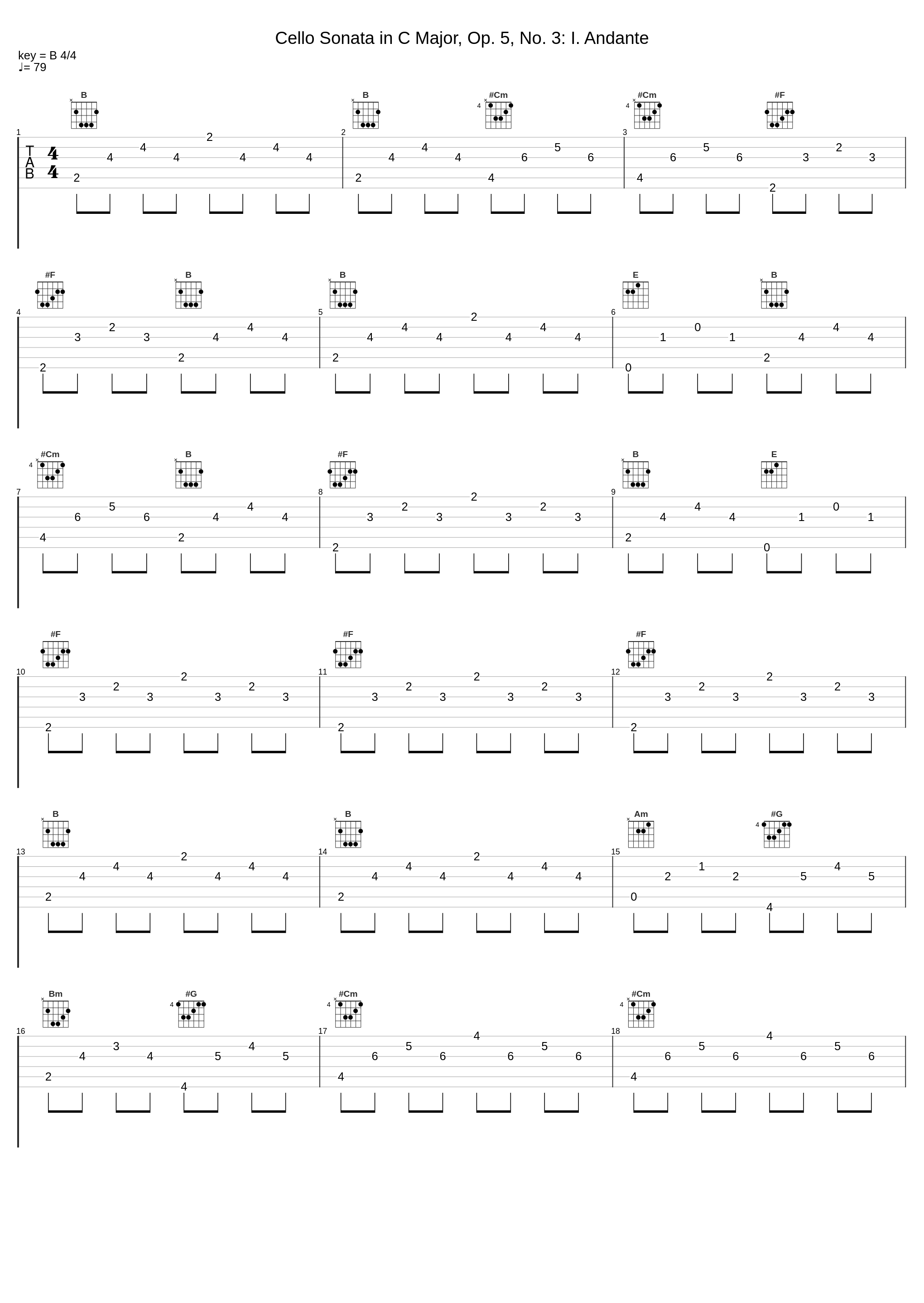 Cello Sonata in C Major, Op. 5, No. 3: I. Andante_Gaetano Nasillo_1