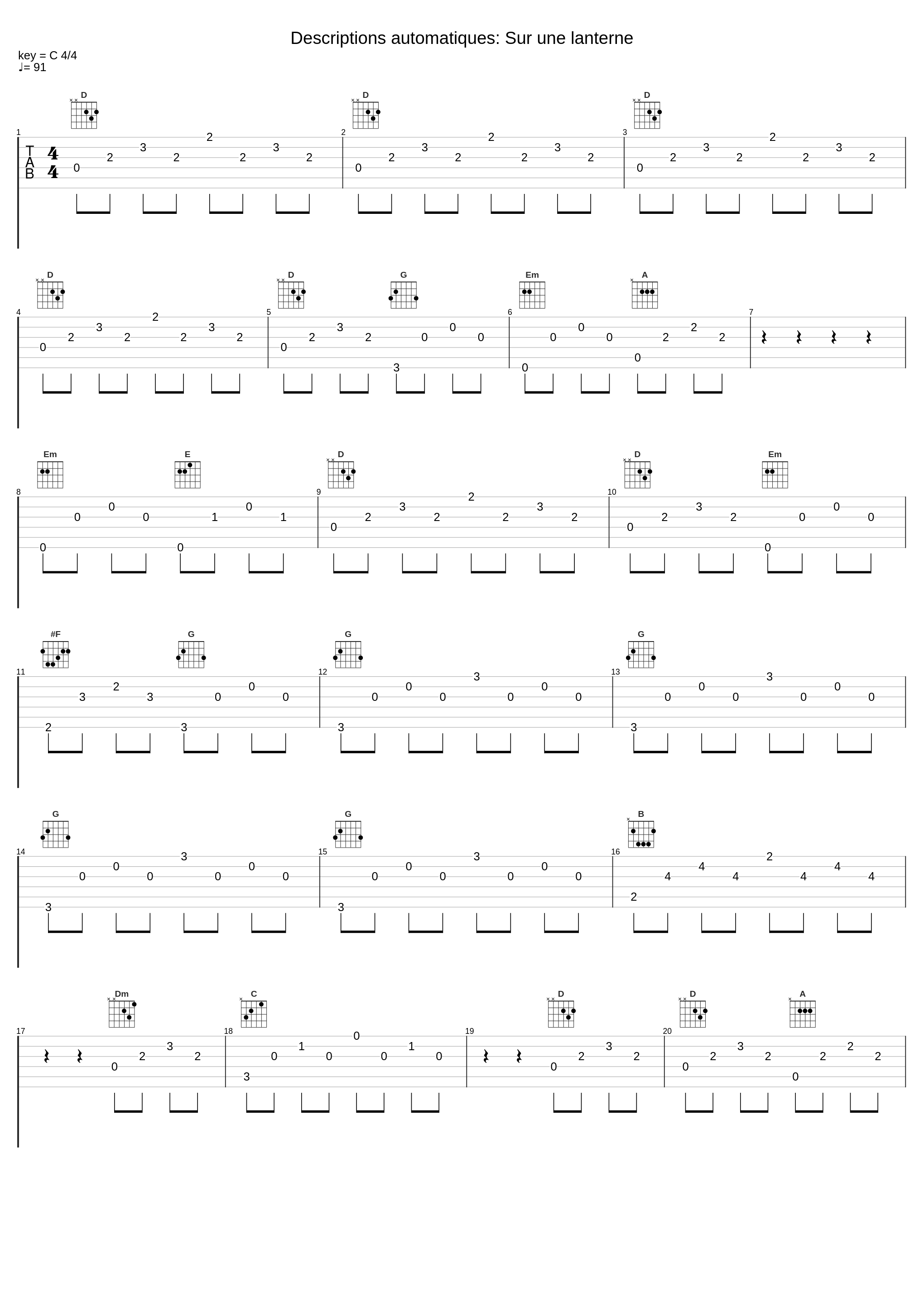 Descriptions automatiques: Sur une lanterne_Francis Poulenc_1