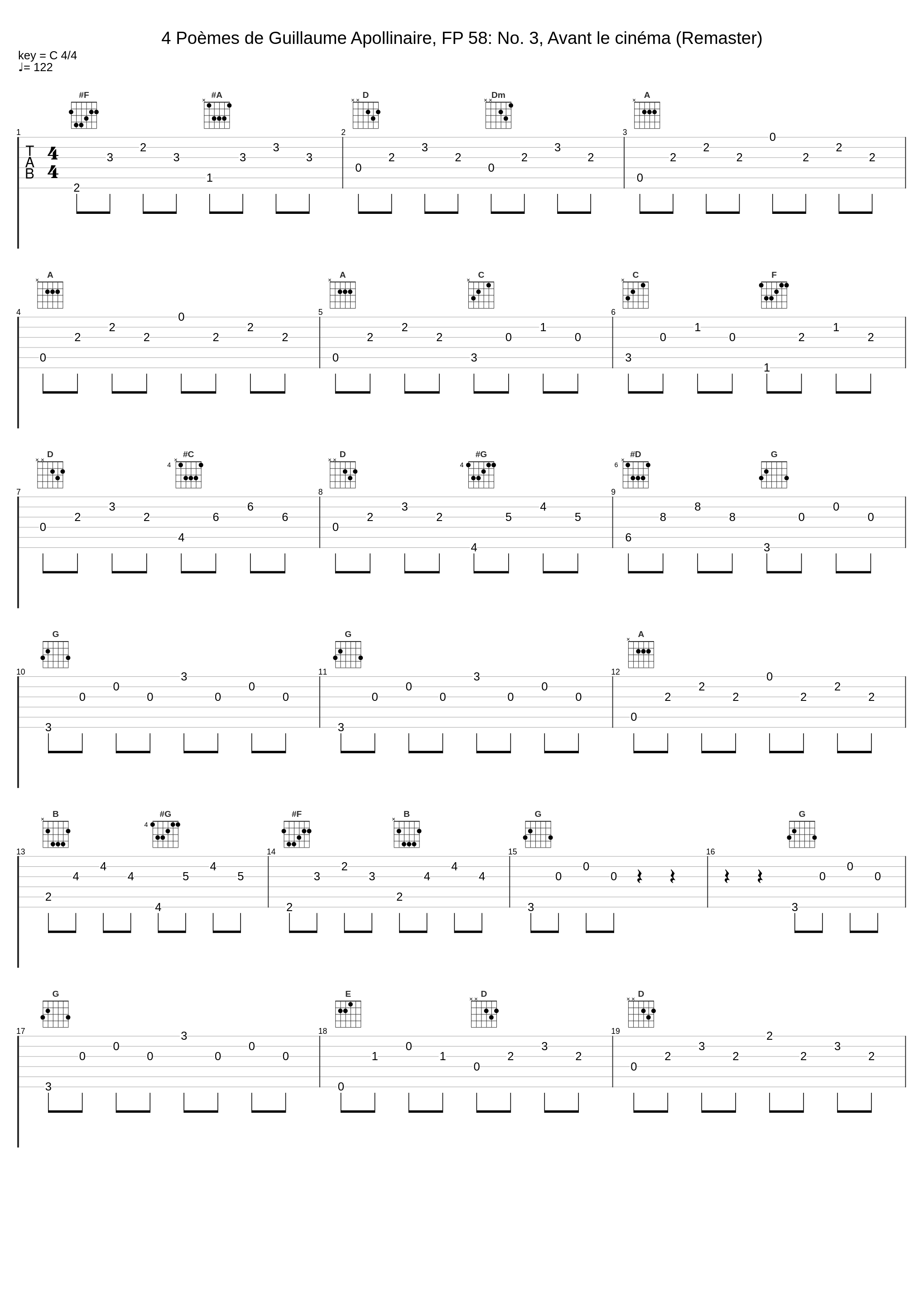 4 Poèmes de Guillaume Apollinaire, FP 58: No. 3, Avant le cinéma (Remaster)_Dalton Baldwin,Gérard Souzay,Francis Poulenc_1