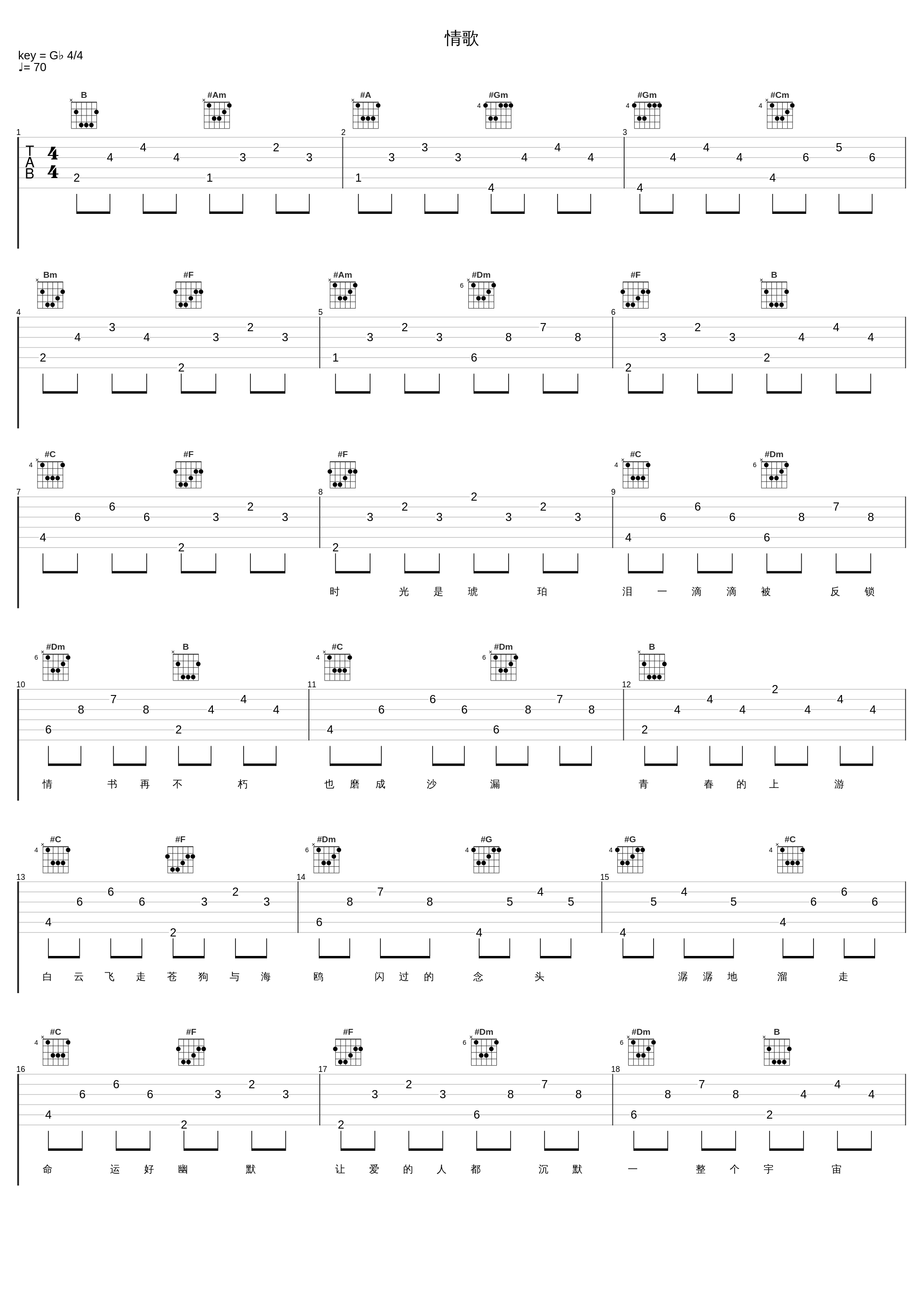 情歌_梁静茹_1