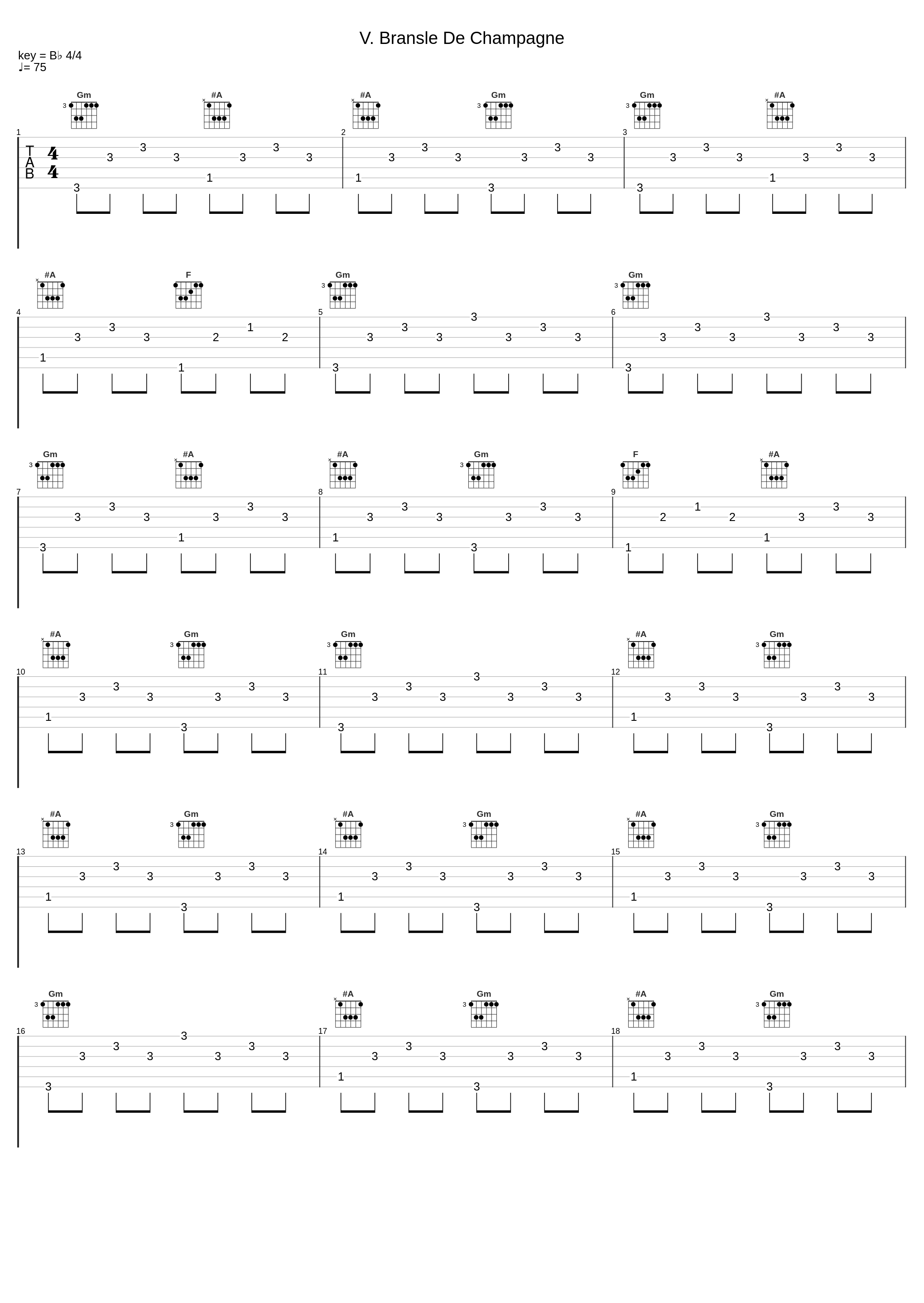 V. Bransle De Champagne_Francis Poulenc_1