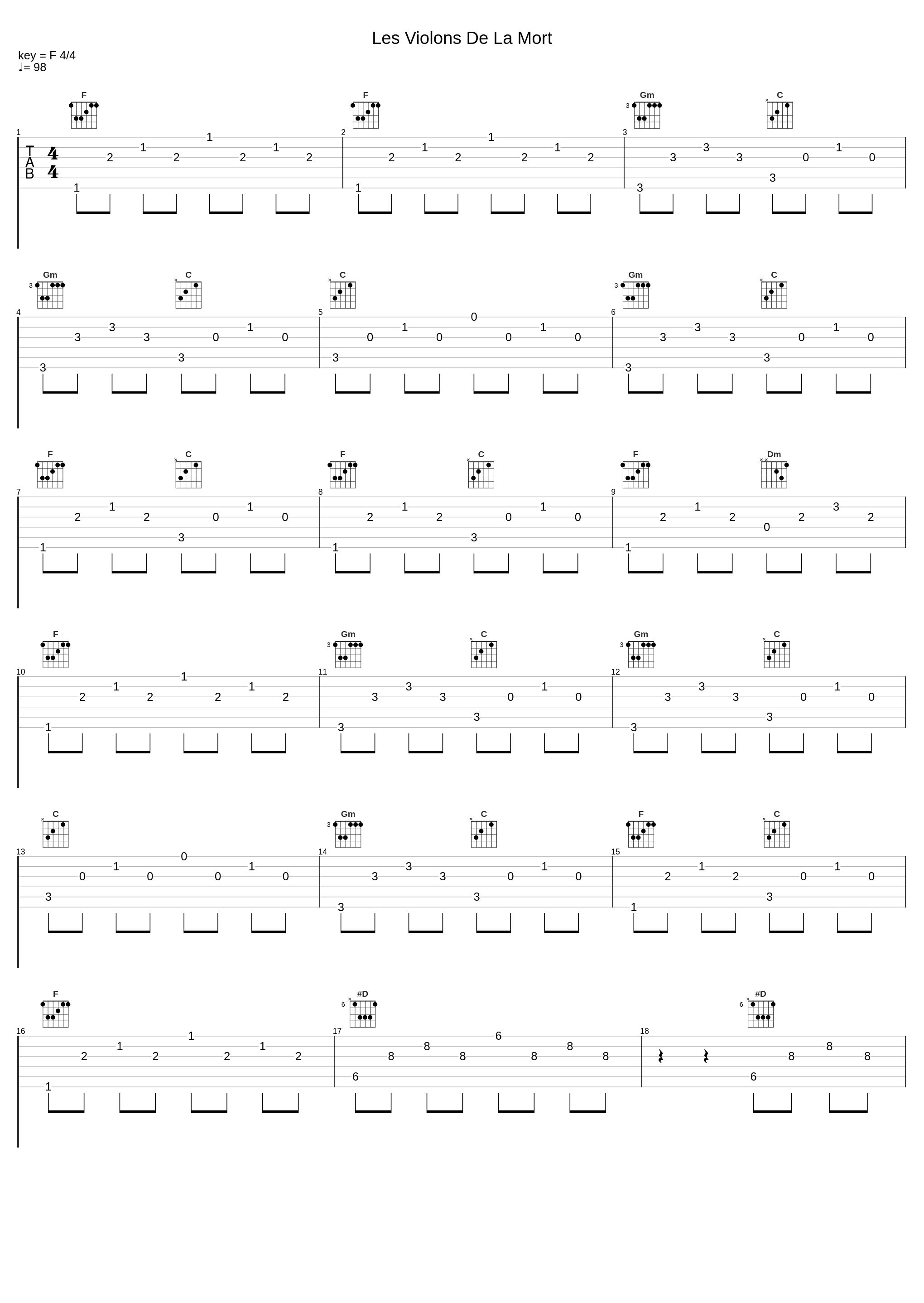 Les Violons De La Mort_Francis Lai_1