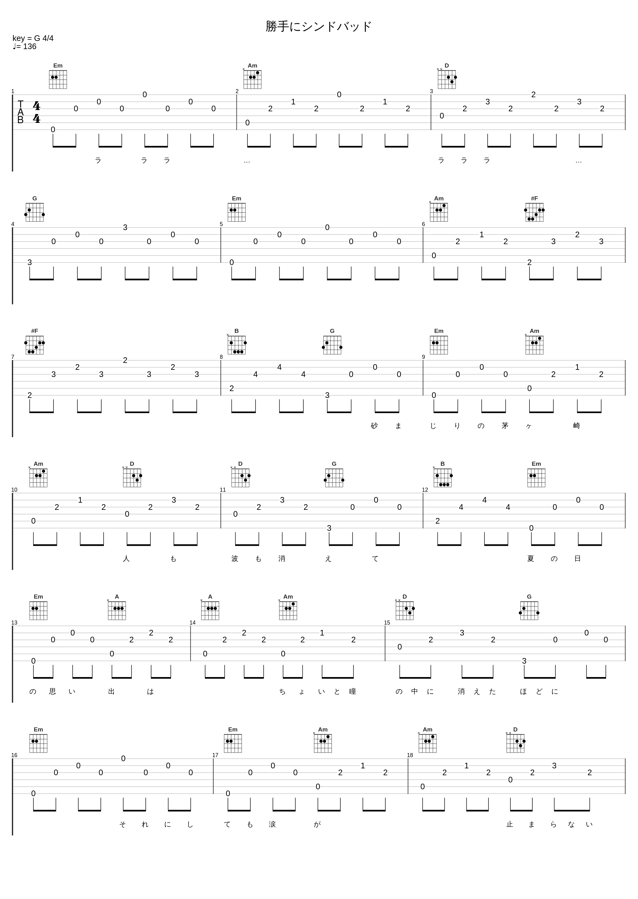 勝手にシンドバッド_南方之星_1