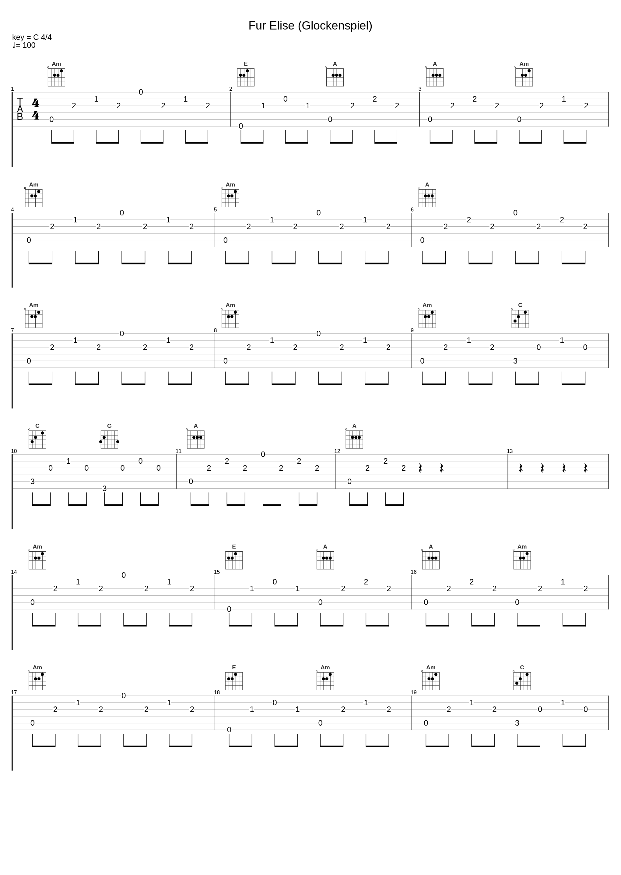 Fur Elise (Glockenspiel)_Ludwig van Beethoven_1