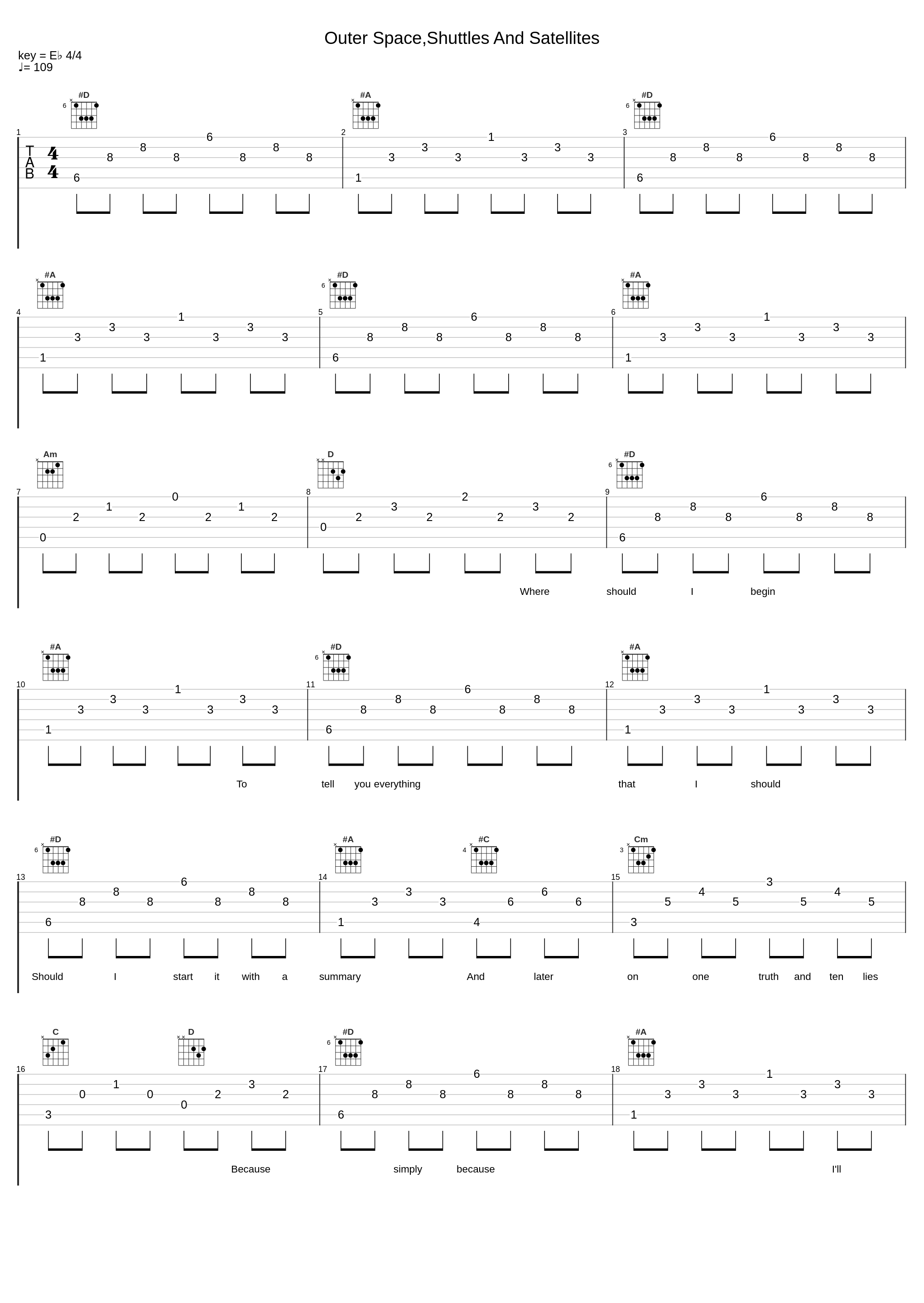 Outer Space,Shuttles And Satellites_蔡健雅_1