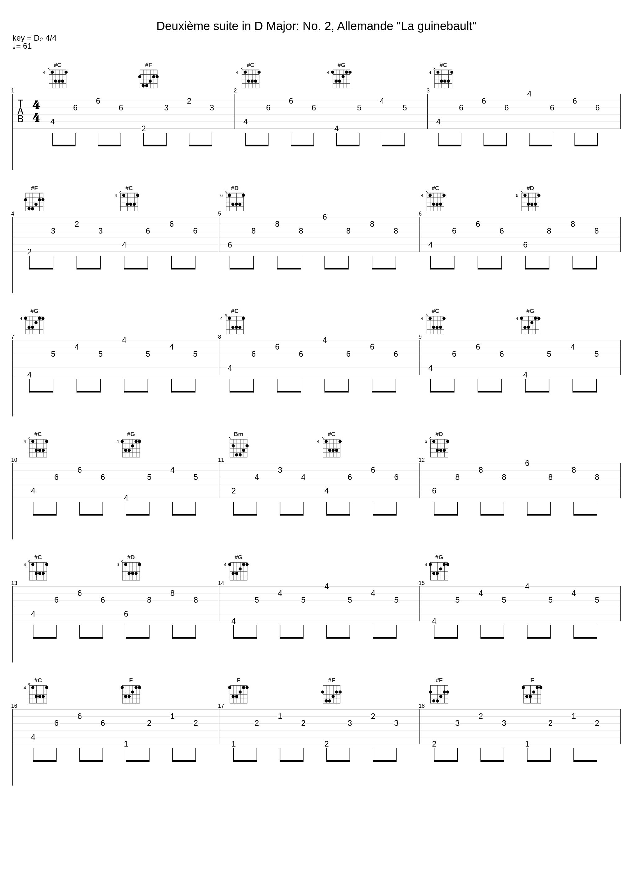 Deuxième suite in D Major: No. 2, Allemande "La guinebault"_Francois Joubert-Caillet,L'Achéron,Marin Marais_1