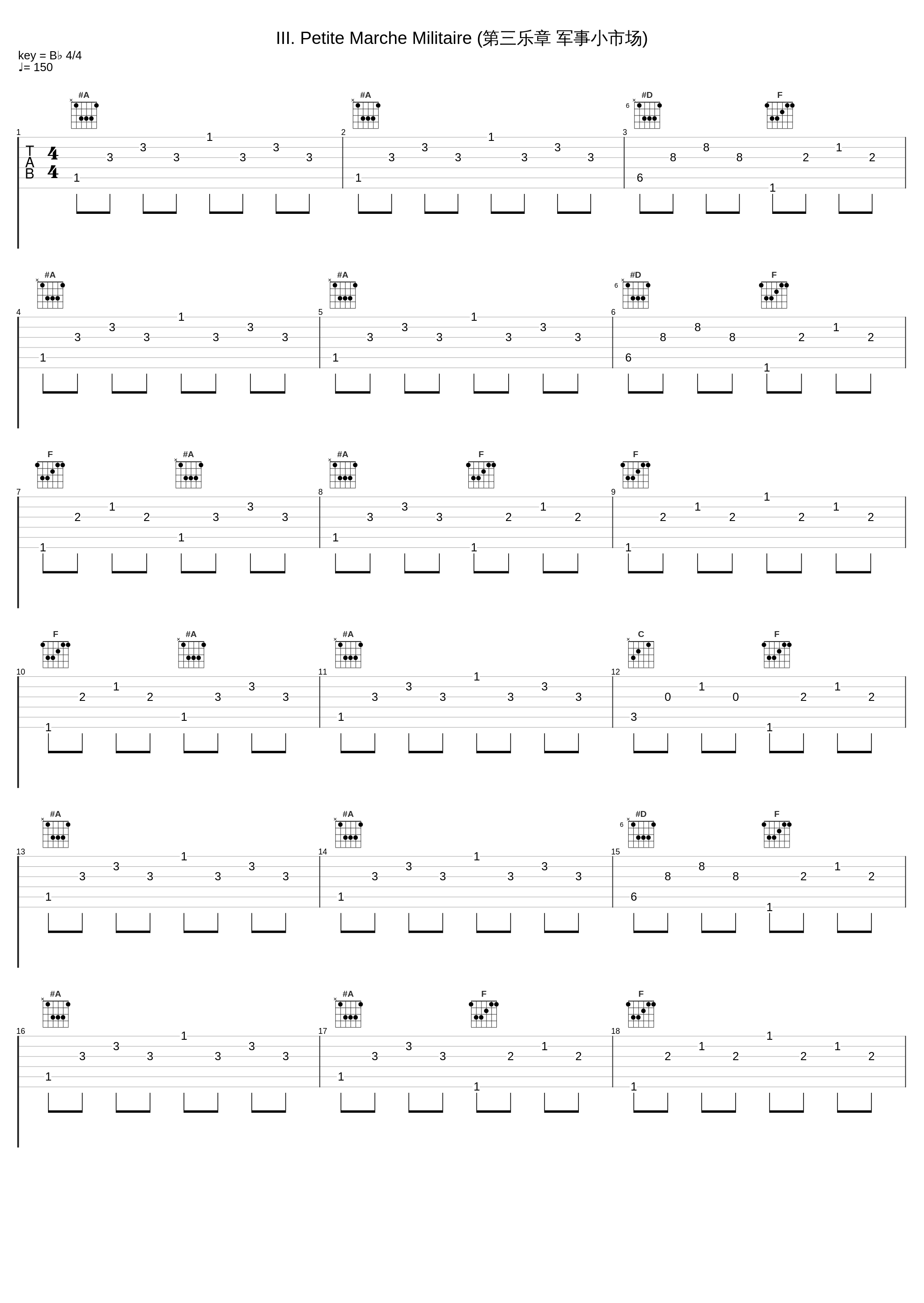 III. Petite Marche Militaire (第三乐章 军事小市场)_Francis Poulenc_1
