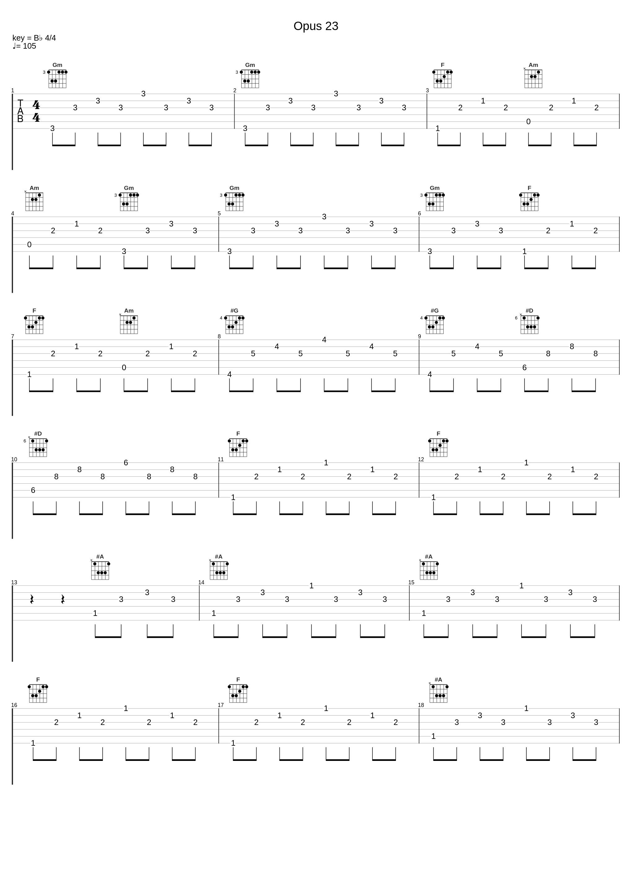 Opus 23_Francis Lai_1