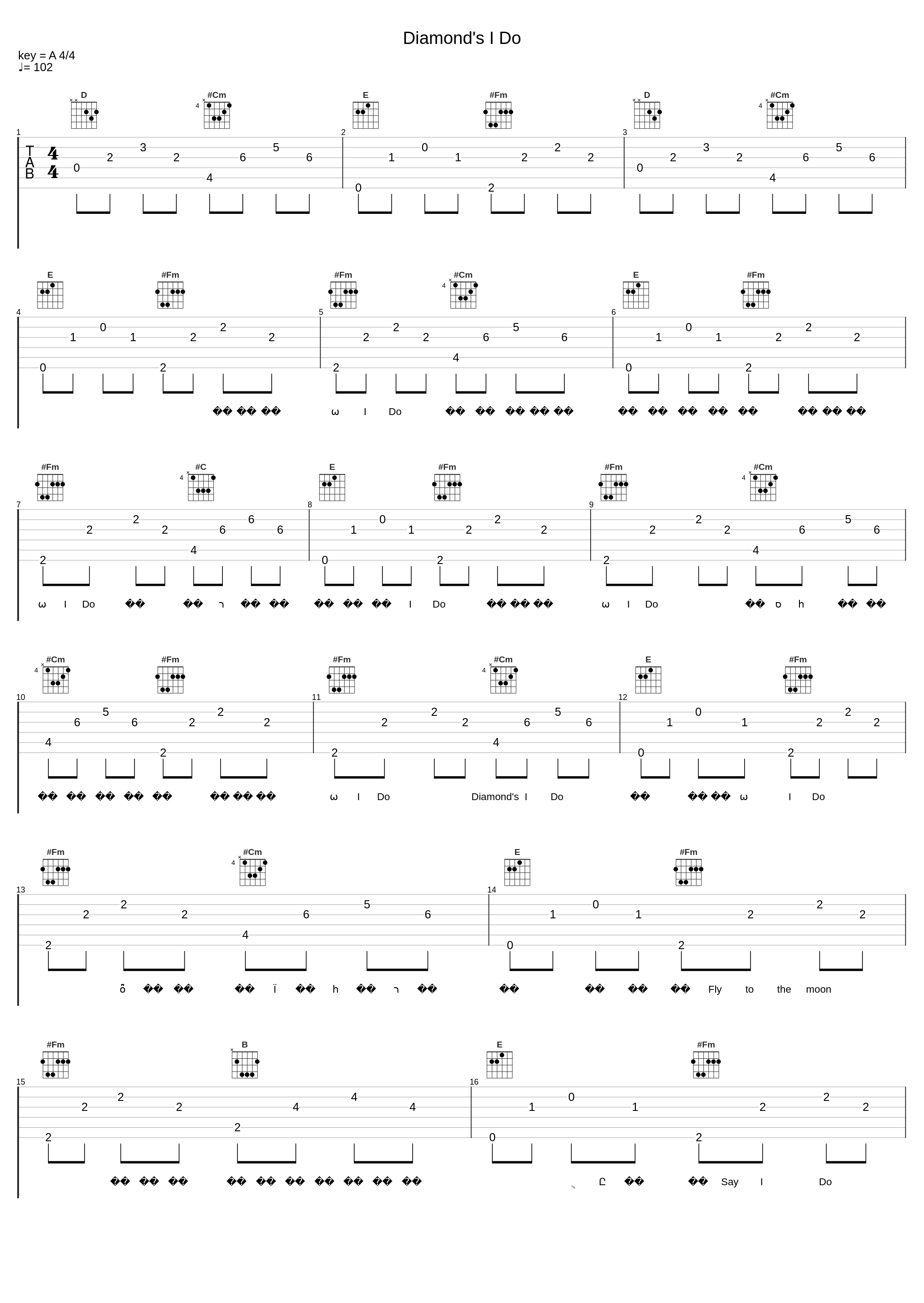 Diamond's I Do_满舒克_1