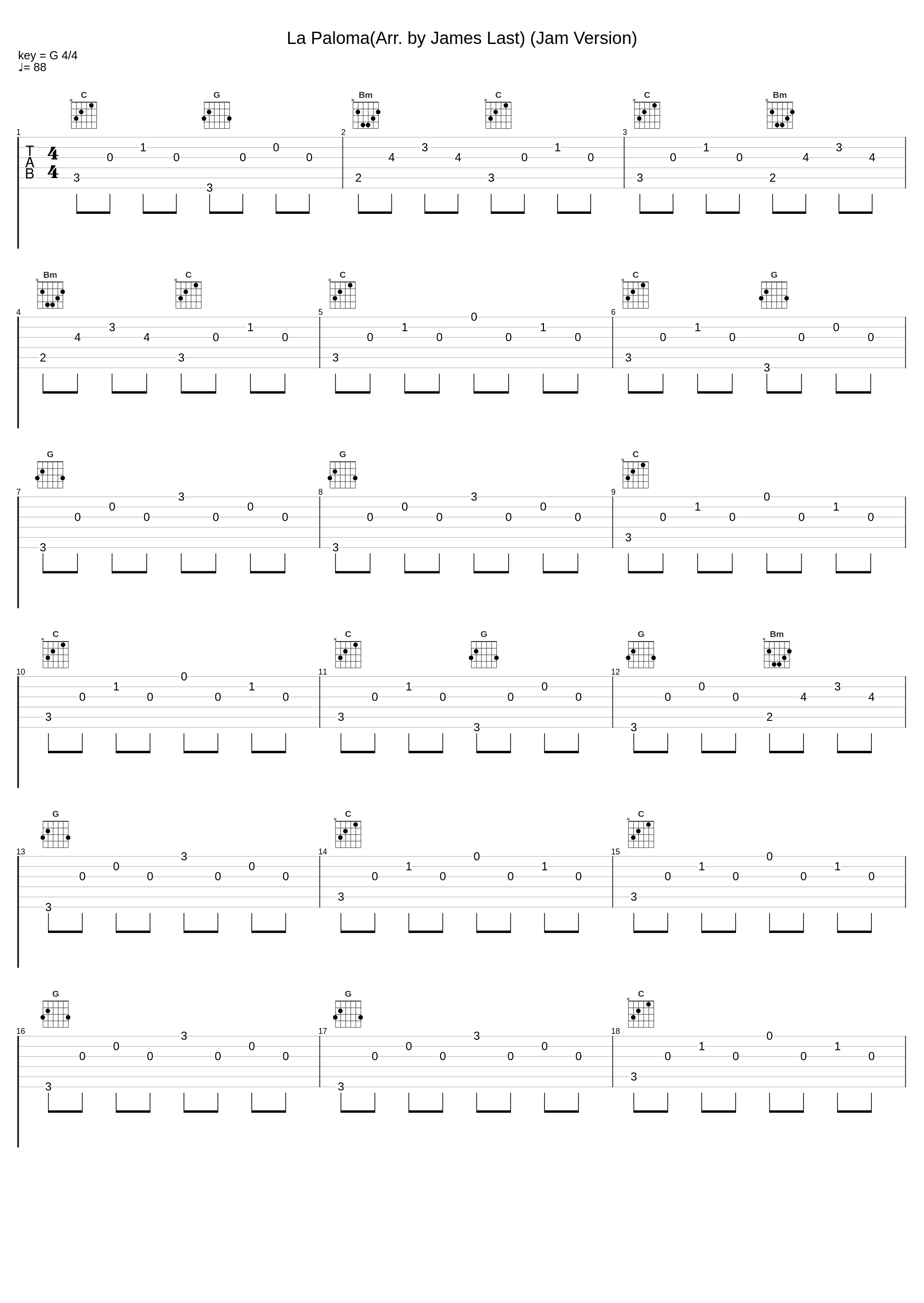 La Paloma(Arr. by James Last) (Jam Version)_James Last_1