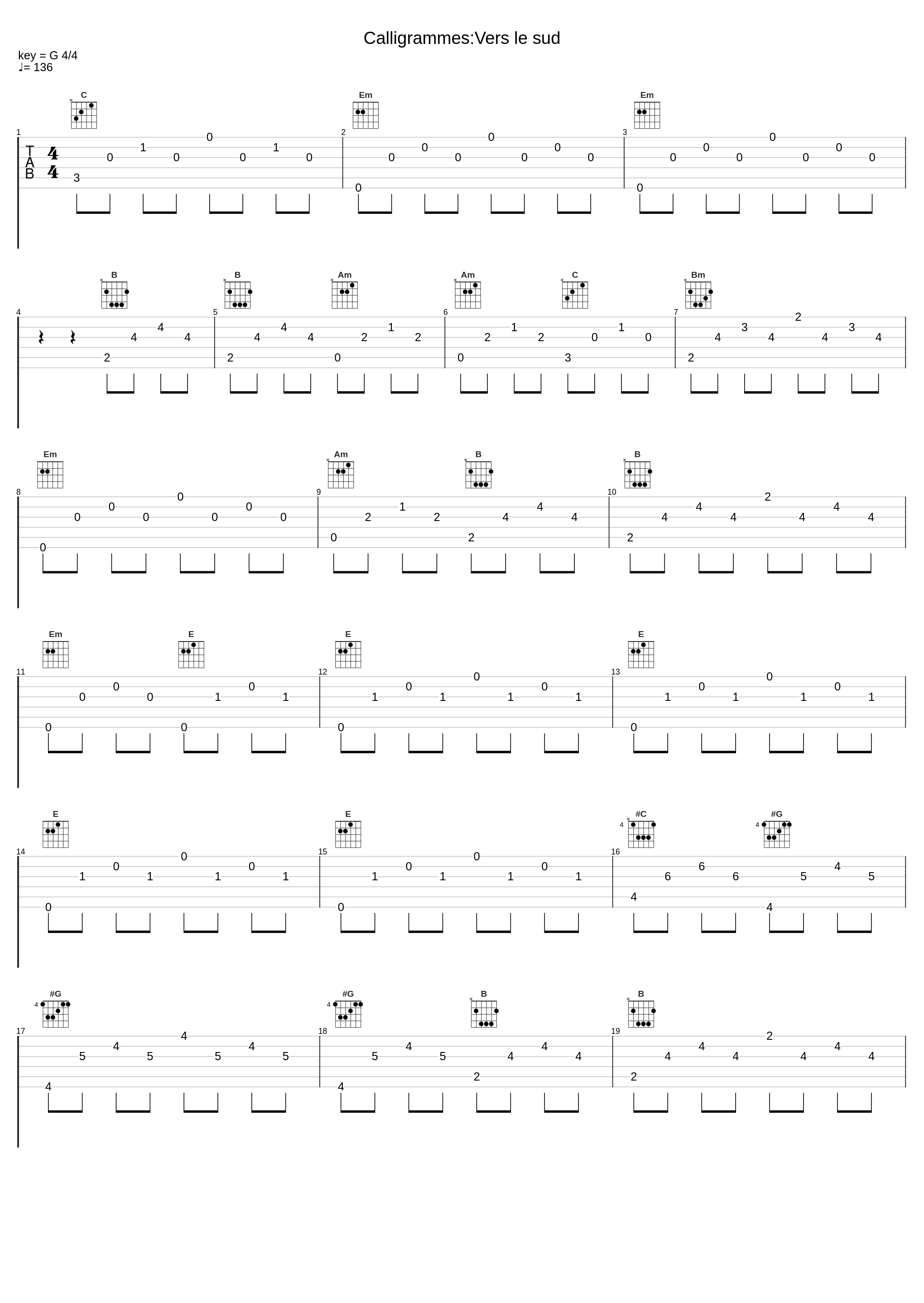 Calligrammes:Vers le sud_Pierre Bernac,Francis Poulenc_1