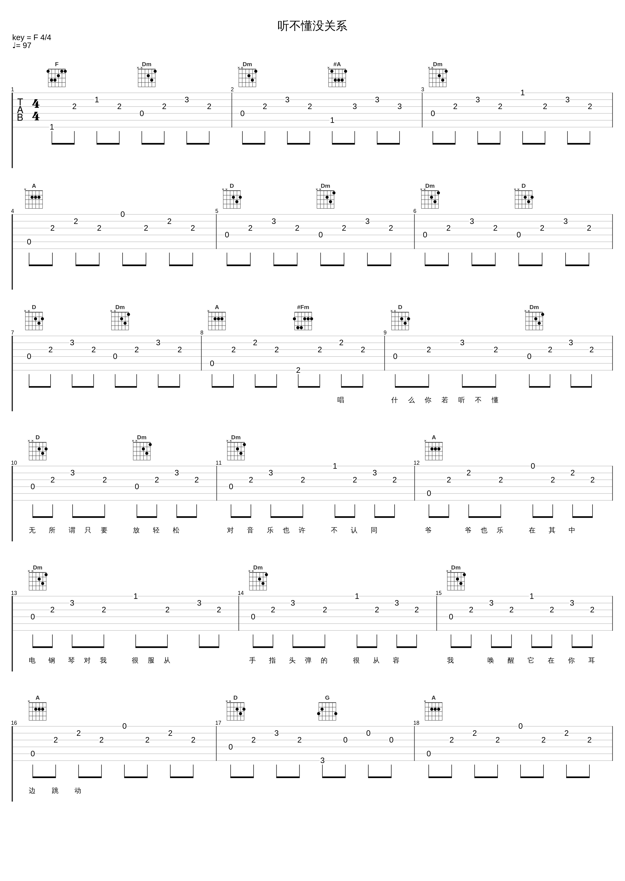 听不懂没关系_林俊杰_1