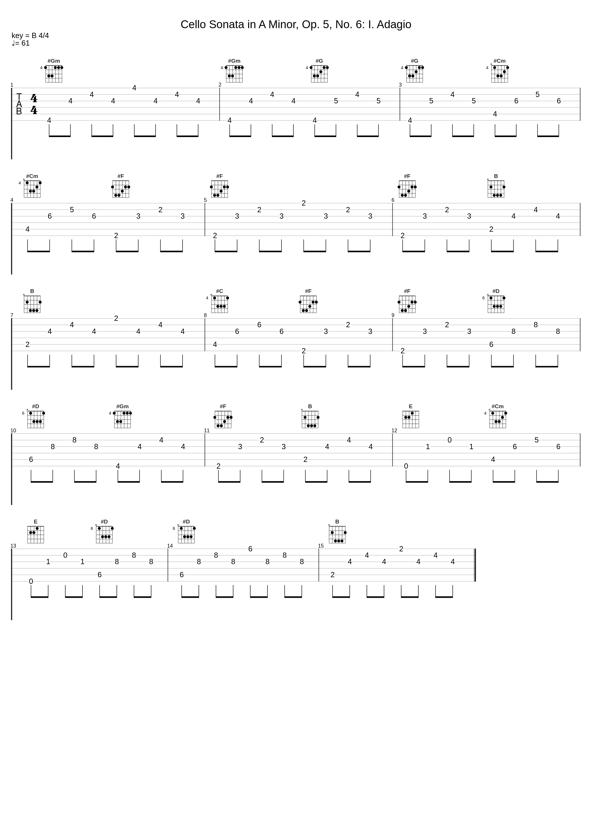 Cello Sonata in A Minor, Op. 5, No. 6: I. Adagio_Gaetano Nasillo_1