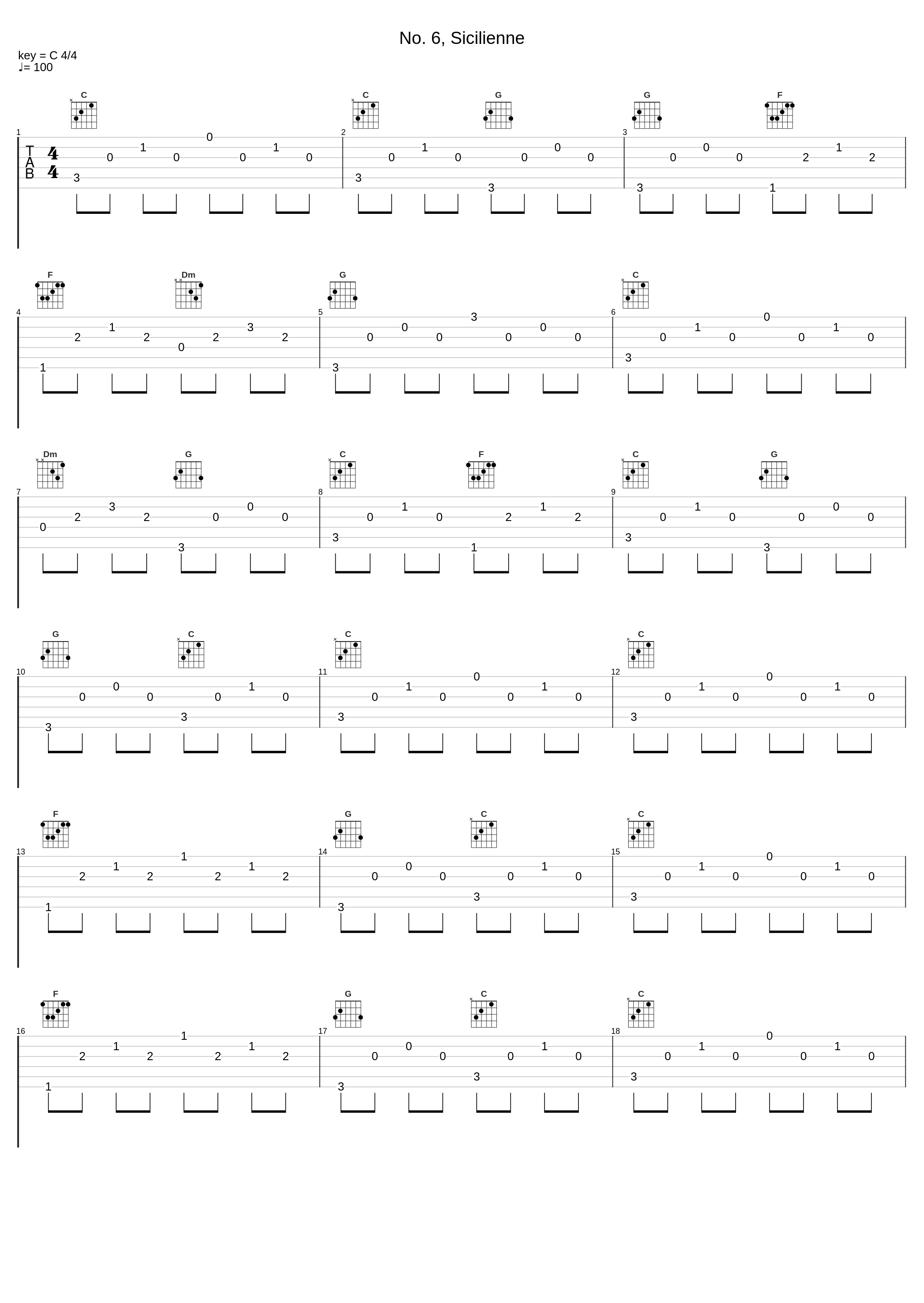 No. 6, Sicilienne_Francis Poulenc_1