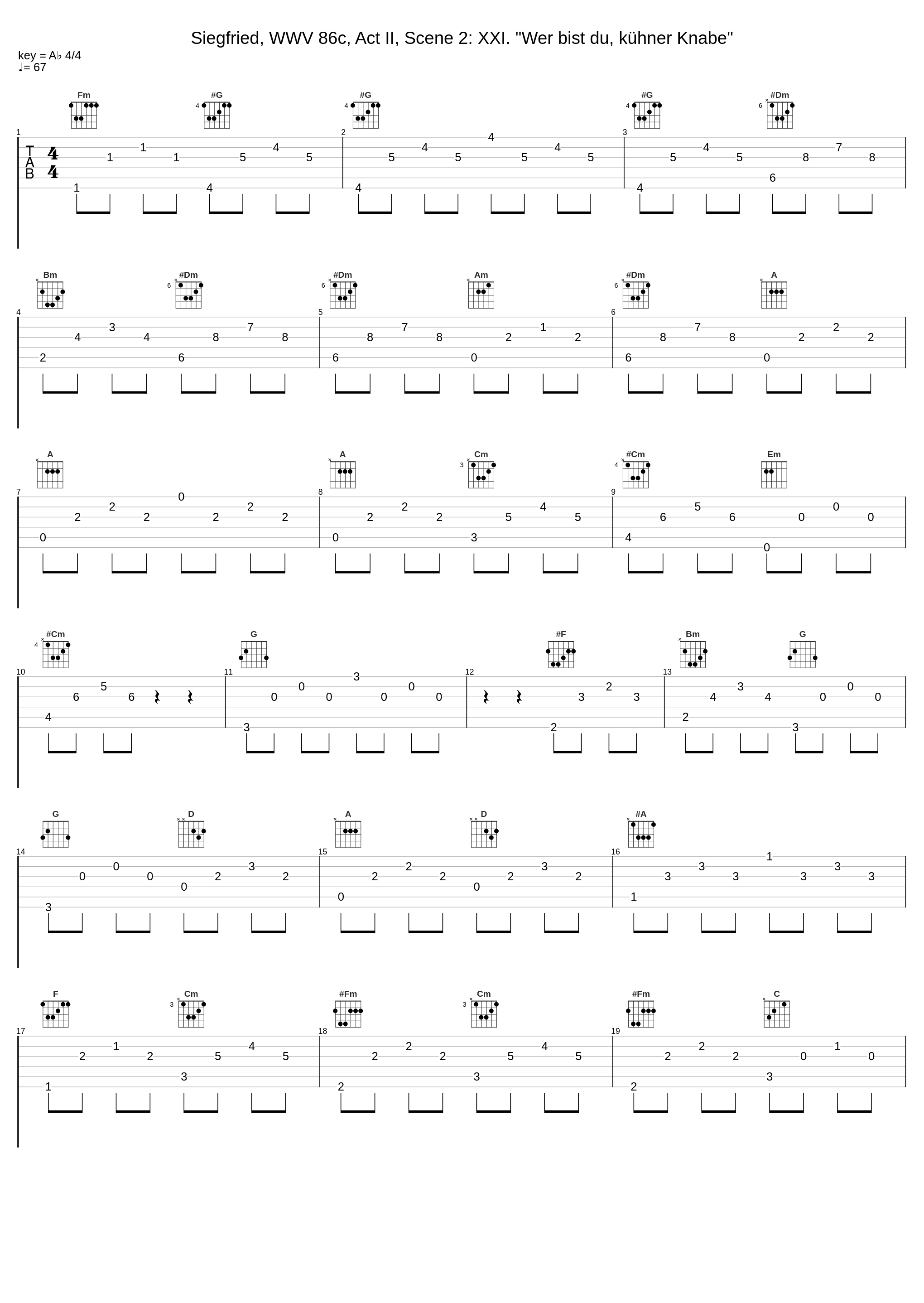 Siegfried, WWV 86c, Act II, Scene 2: XXI. "Wer bist du, kühner Knabe"_Scala Orchestra,Wilhelm Furtwängler,Ludwig Weber,Richard Wagner_1