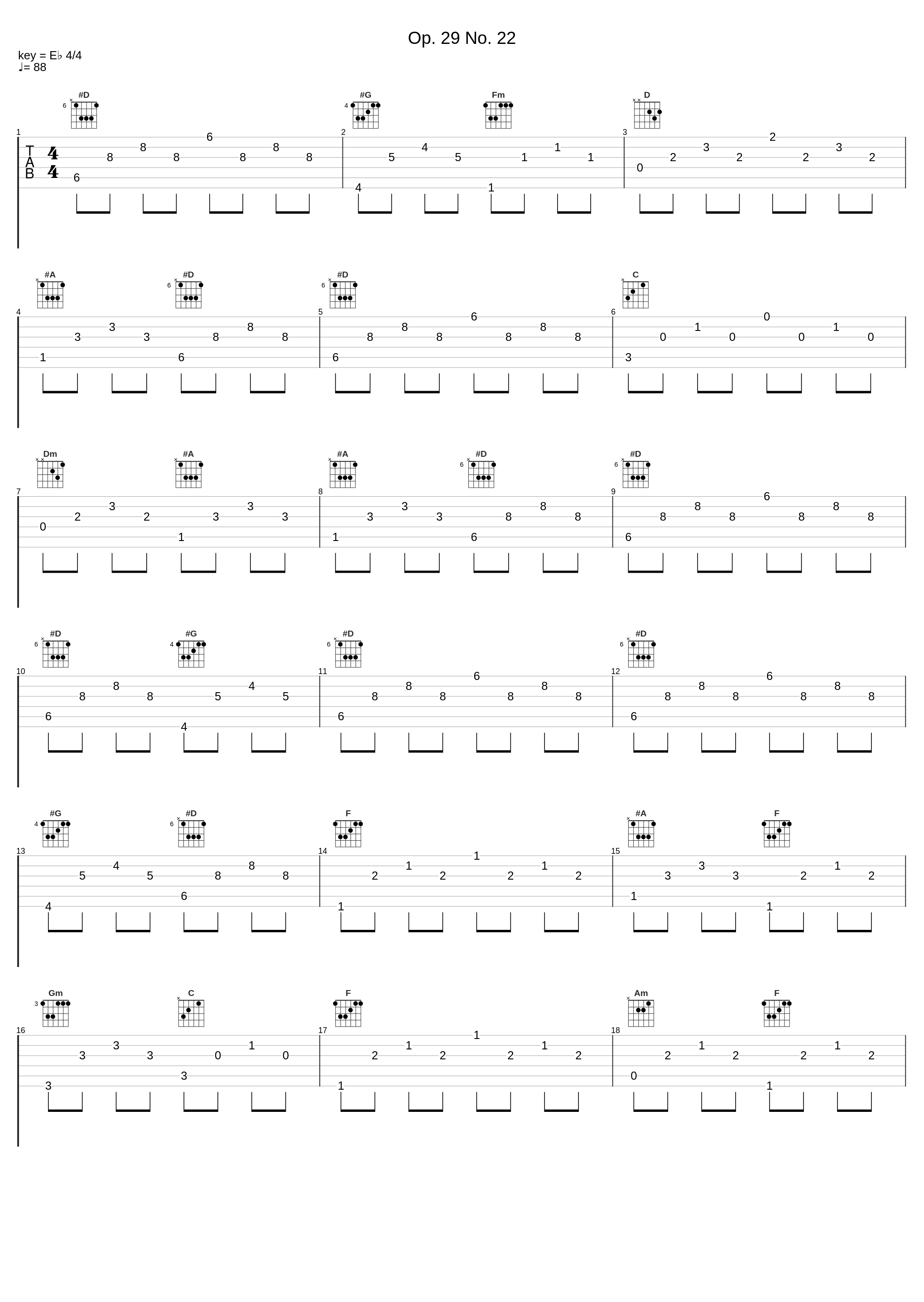 Op. 29 No. 22_Lawrence Johnson,Fernando Sor_1