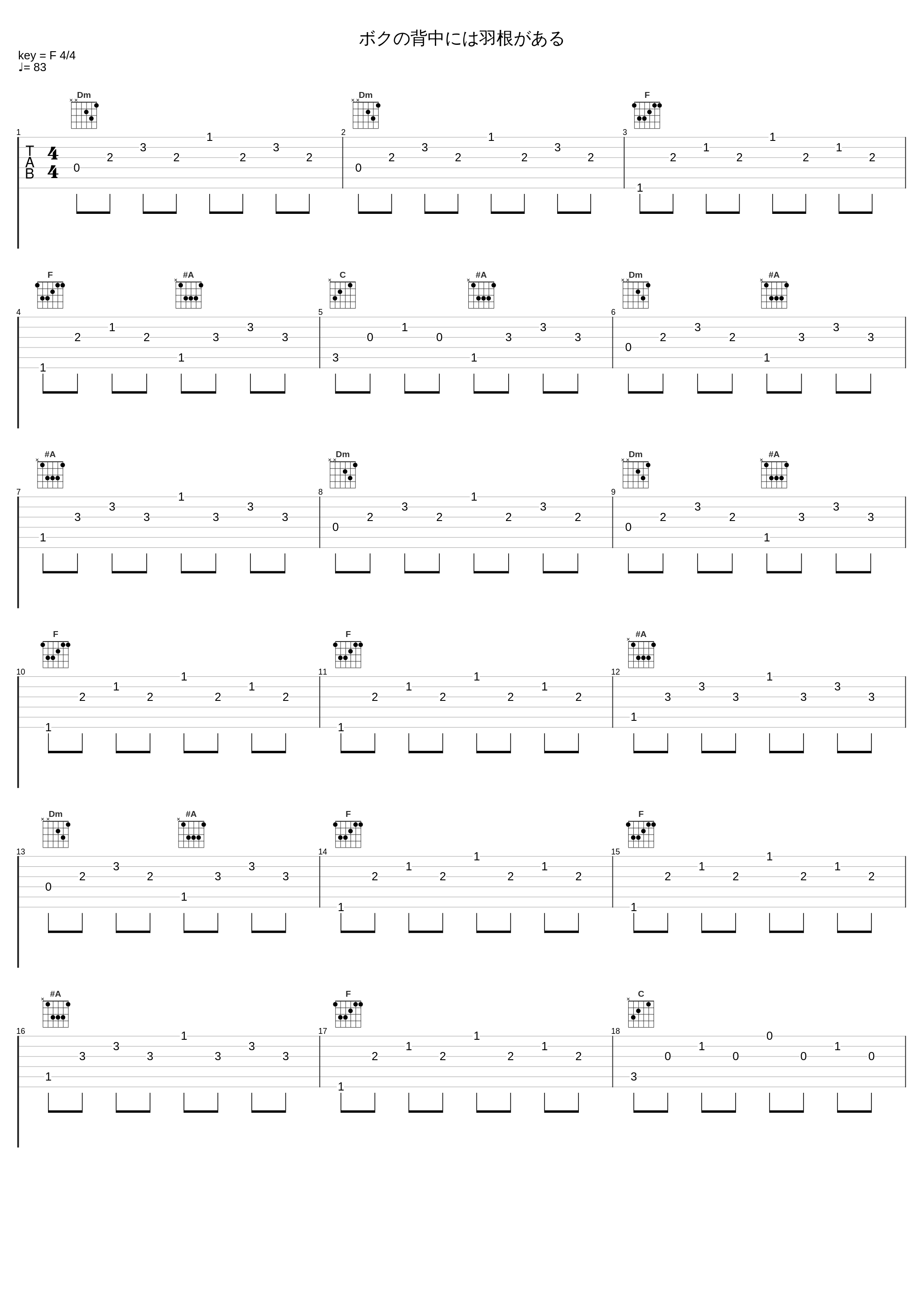ボクの背中には羽根がある_Relaxing Orgel_1