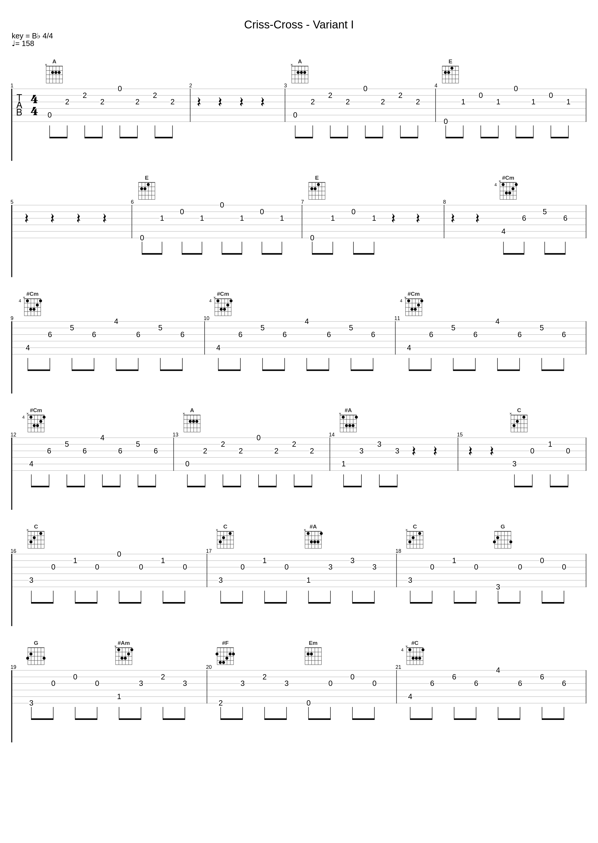 Criss-Cross - Variant I_John Lewis_1