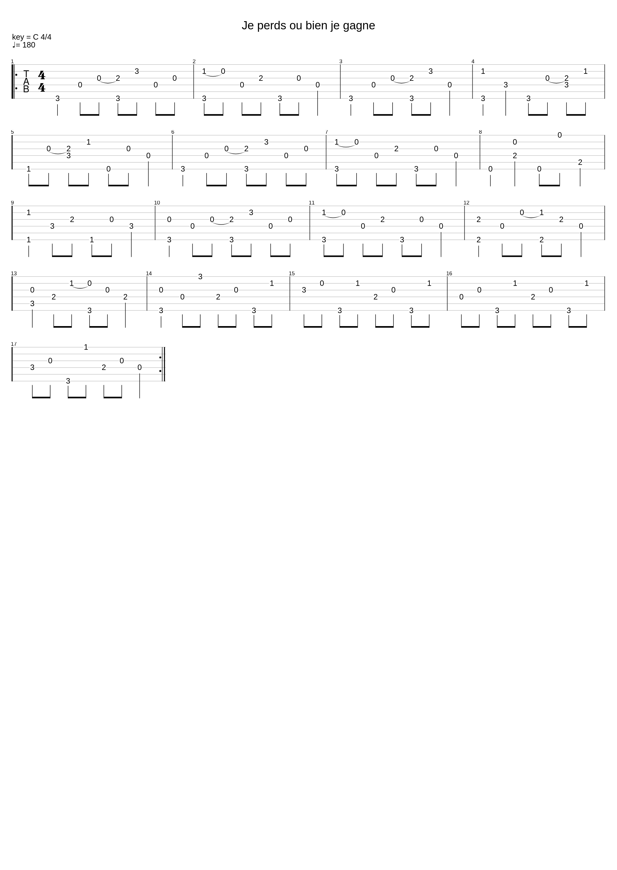 Je Perds Ou Bien Je Gagne_Graeme Allwright_1