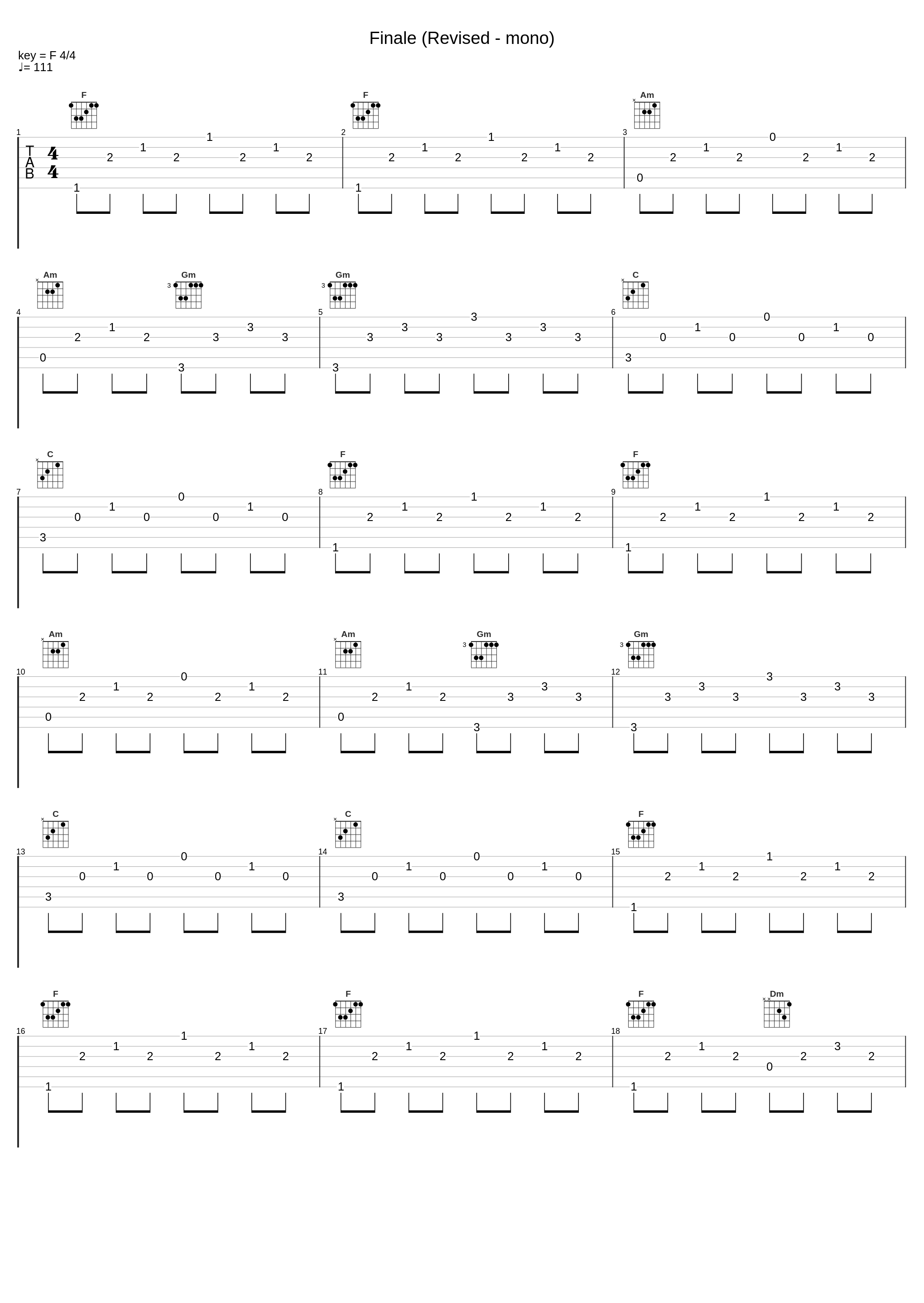 Finale (Revised - mono)_John Barry_1