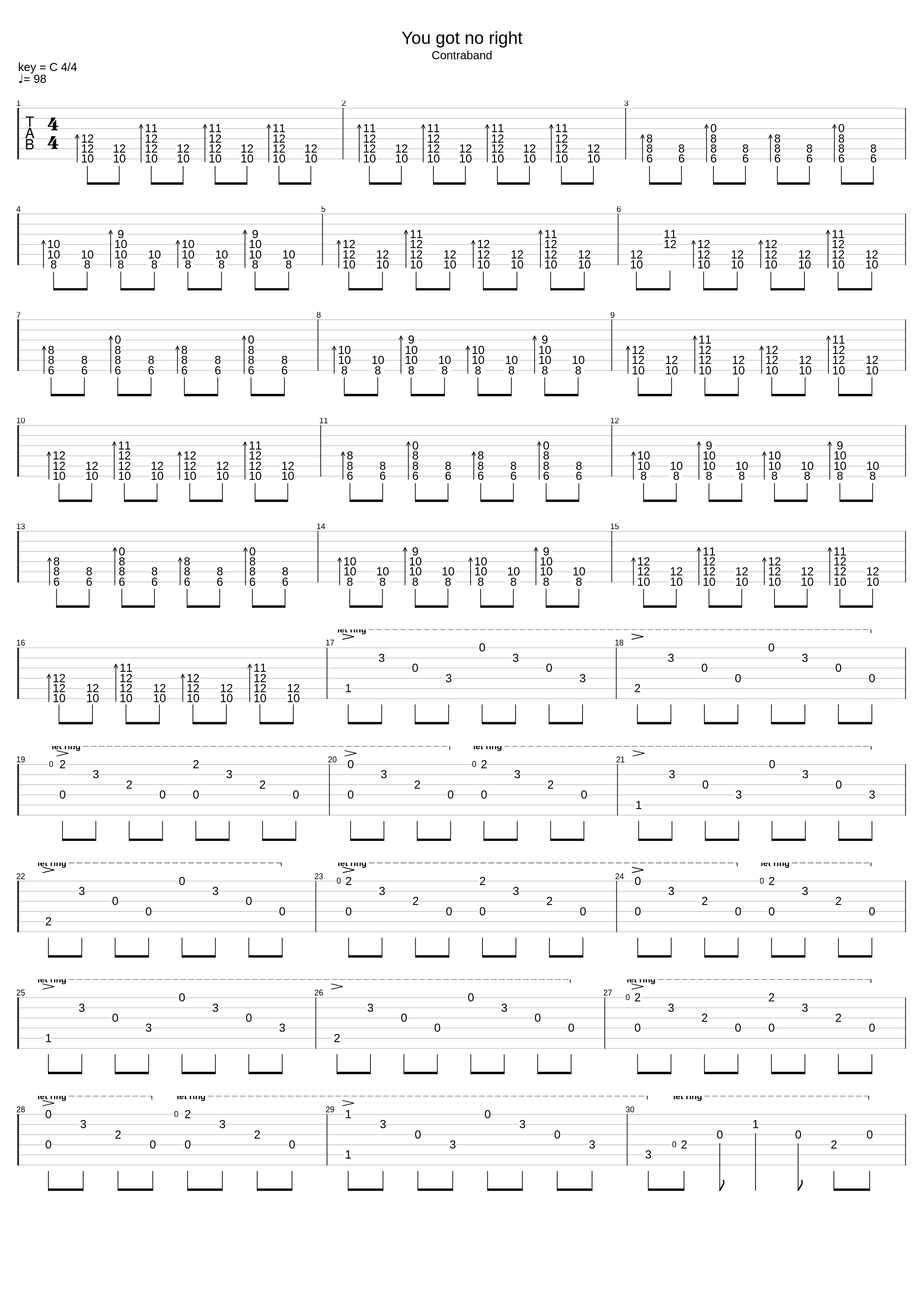 You Got No Right_Velvet Revolver_1