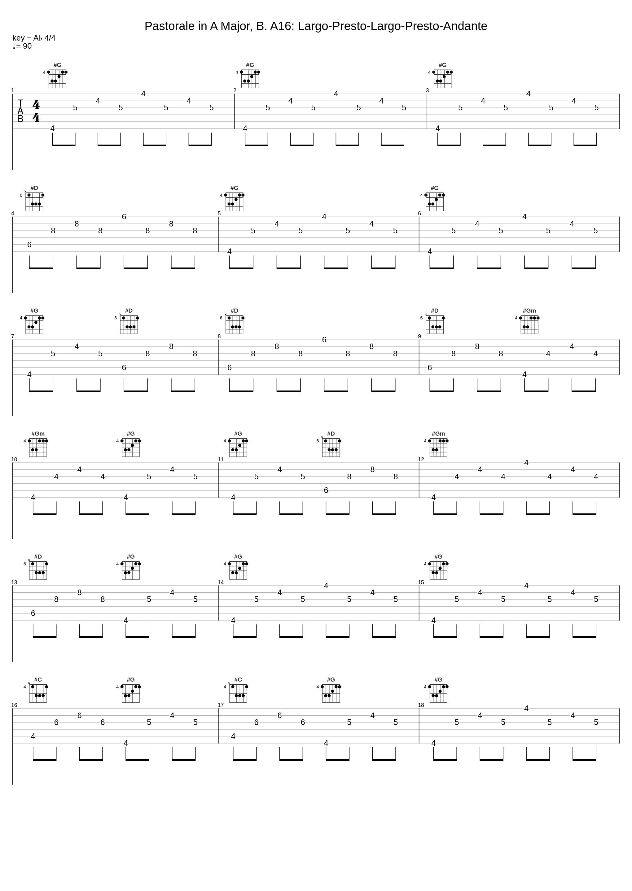 Pastorale in A Major, B. A16: Largo-Presto-Largo-Presto-Andante_Evgeny Sviridov,Davit Melkonyan,Stanislav Gres,Giuseppe Tartini_1