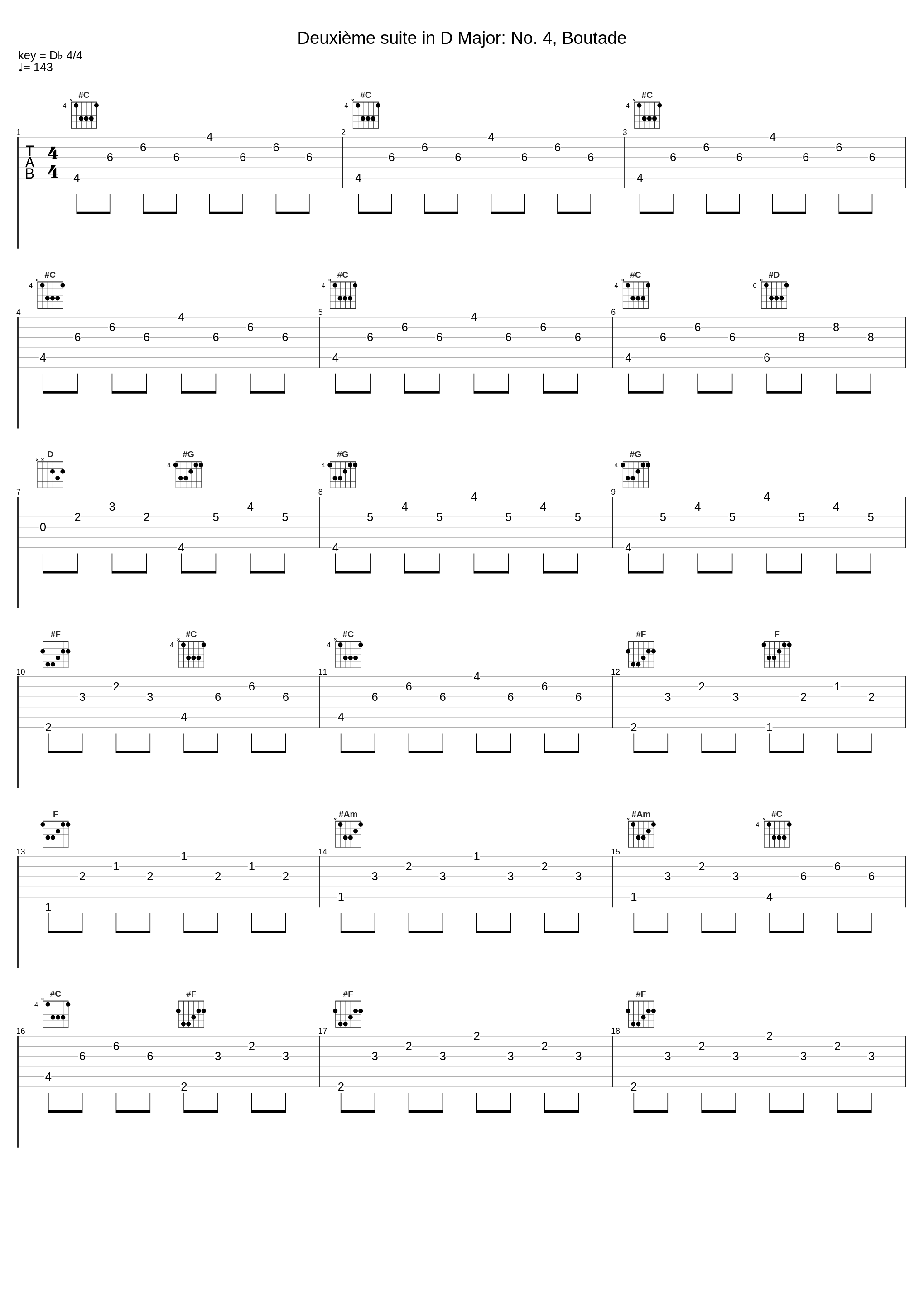 Deuxième suite in D Major: No. 4, Boutade_Francois Joubert-Caillet,L'Achéron,Marin Marais_1