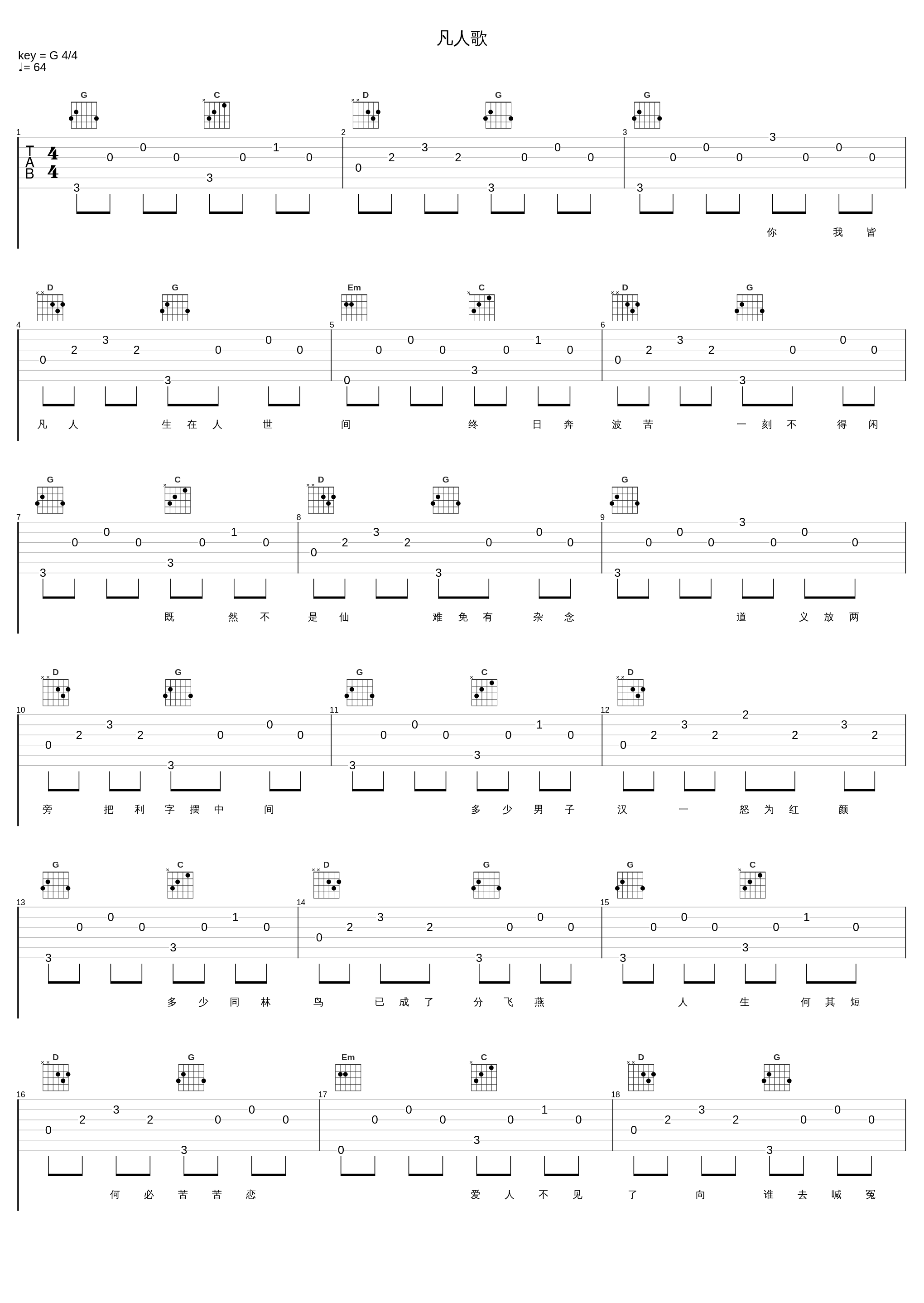 凡人歌_GAI周延_1