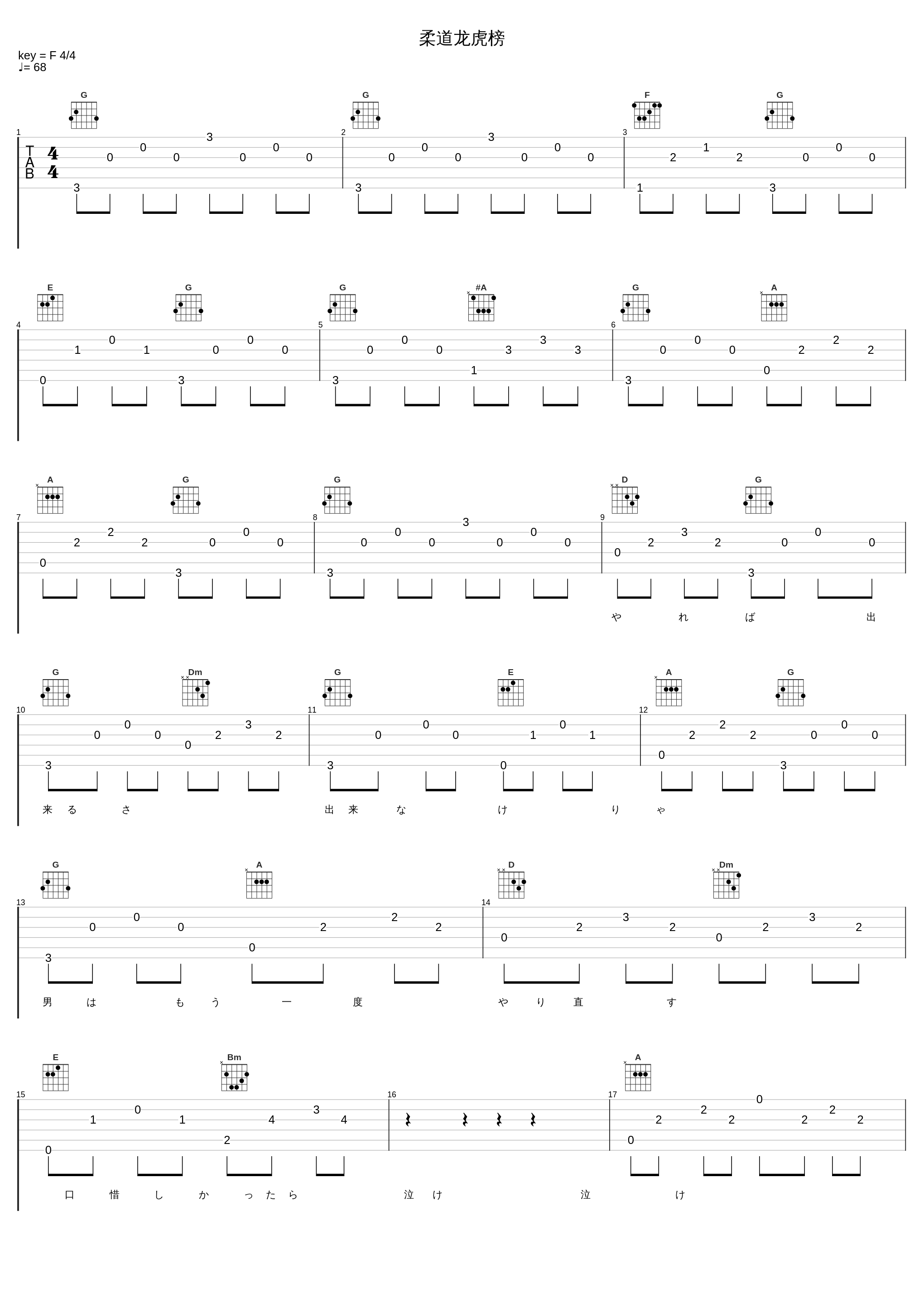 柔道龙虎榜_徐小凤_1