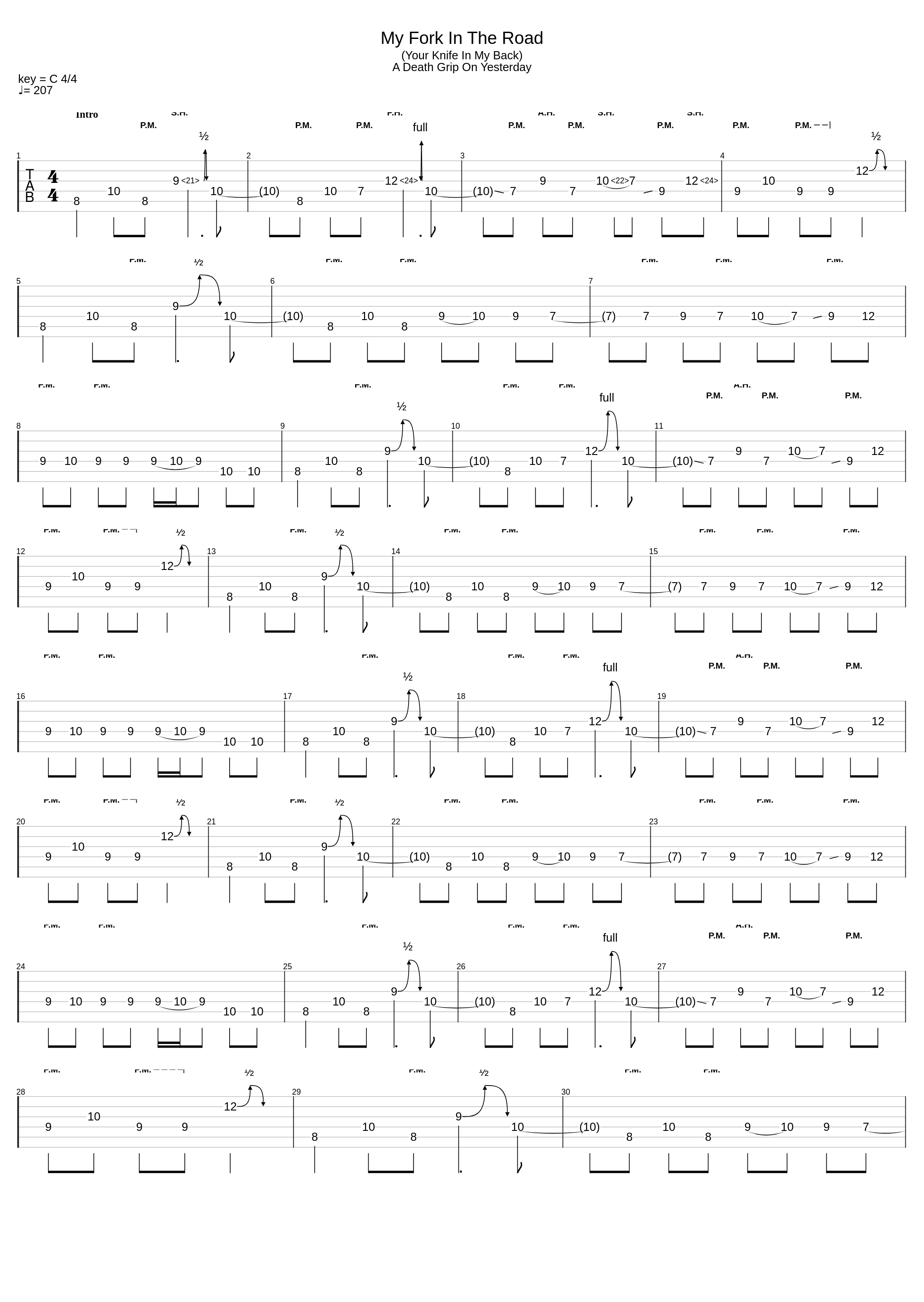 My Fork In the Road, Your Knife In My Back_Atreyu_1