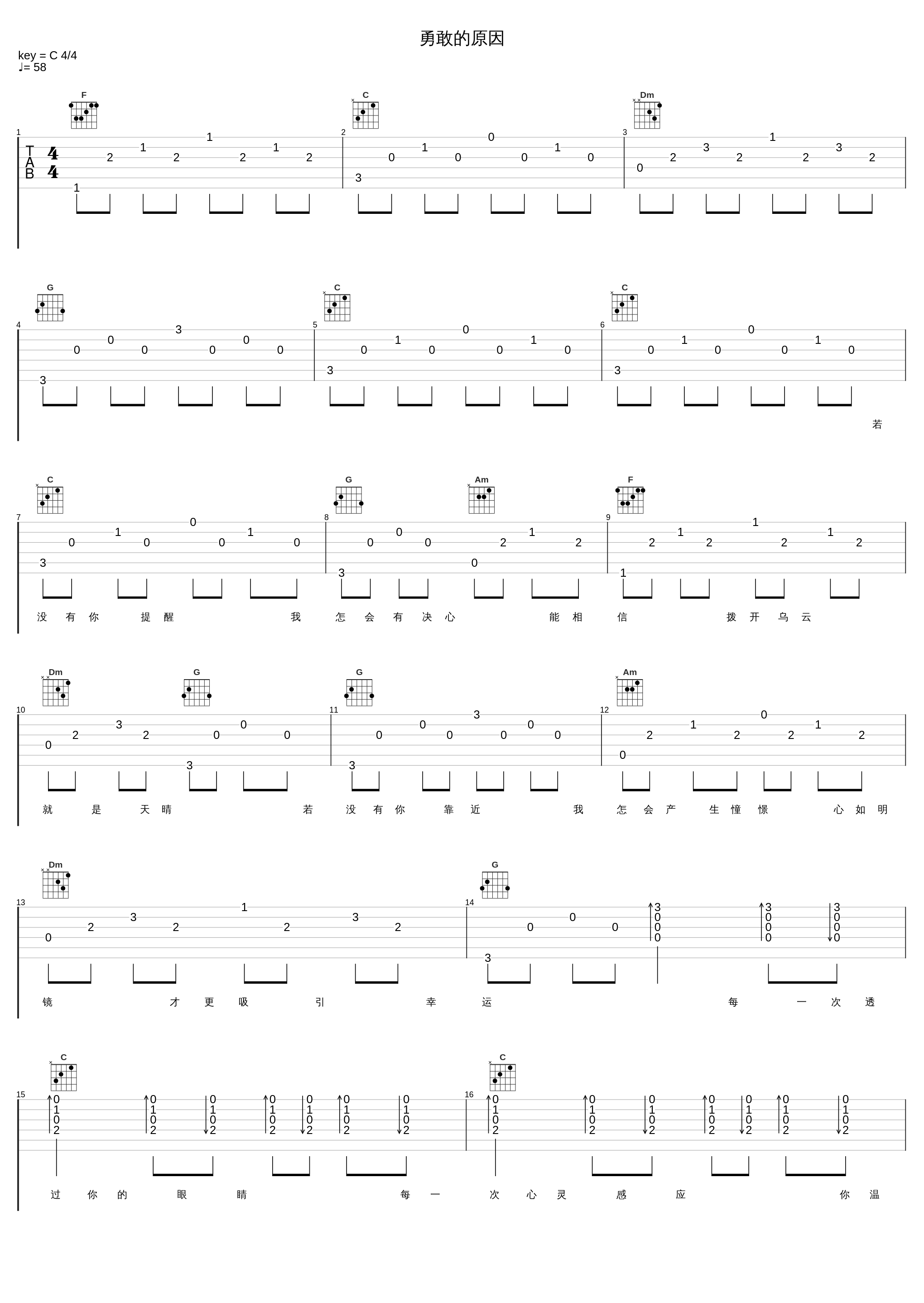 勇敢的原因_阿悄_1