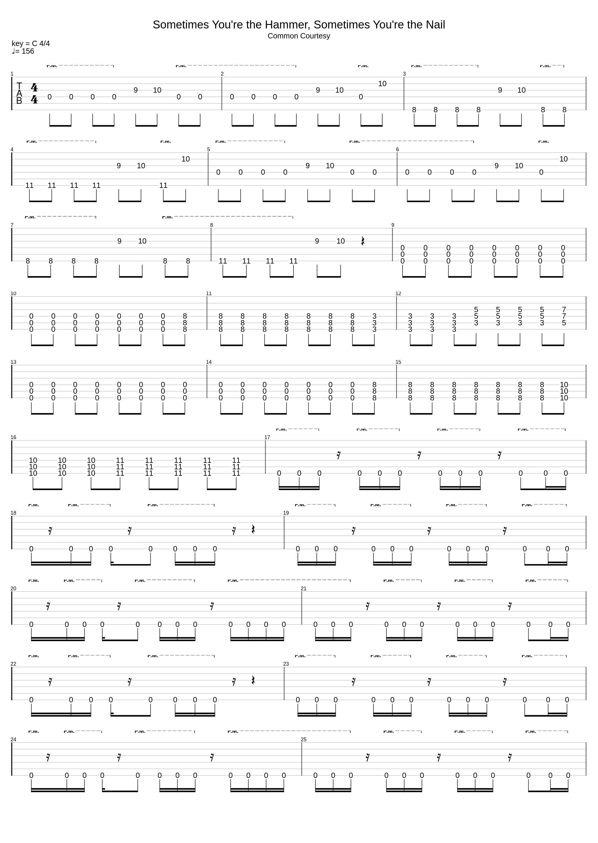 Sometimes You're The Hammer, Sometimes You're The Nail_A Day To Remember_1
