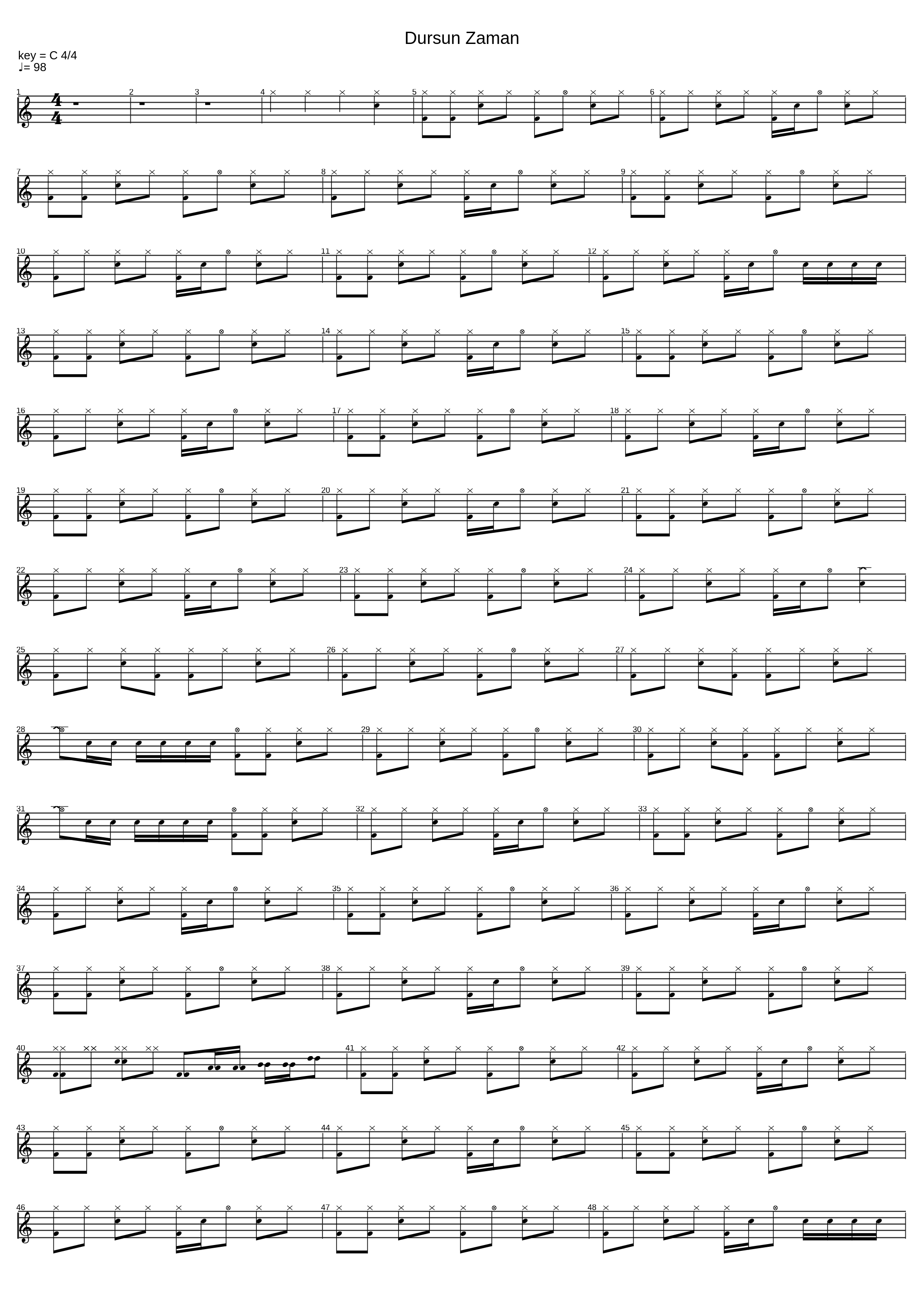 Dursun Zaman_Manga_1